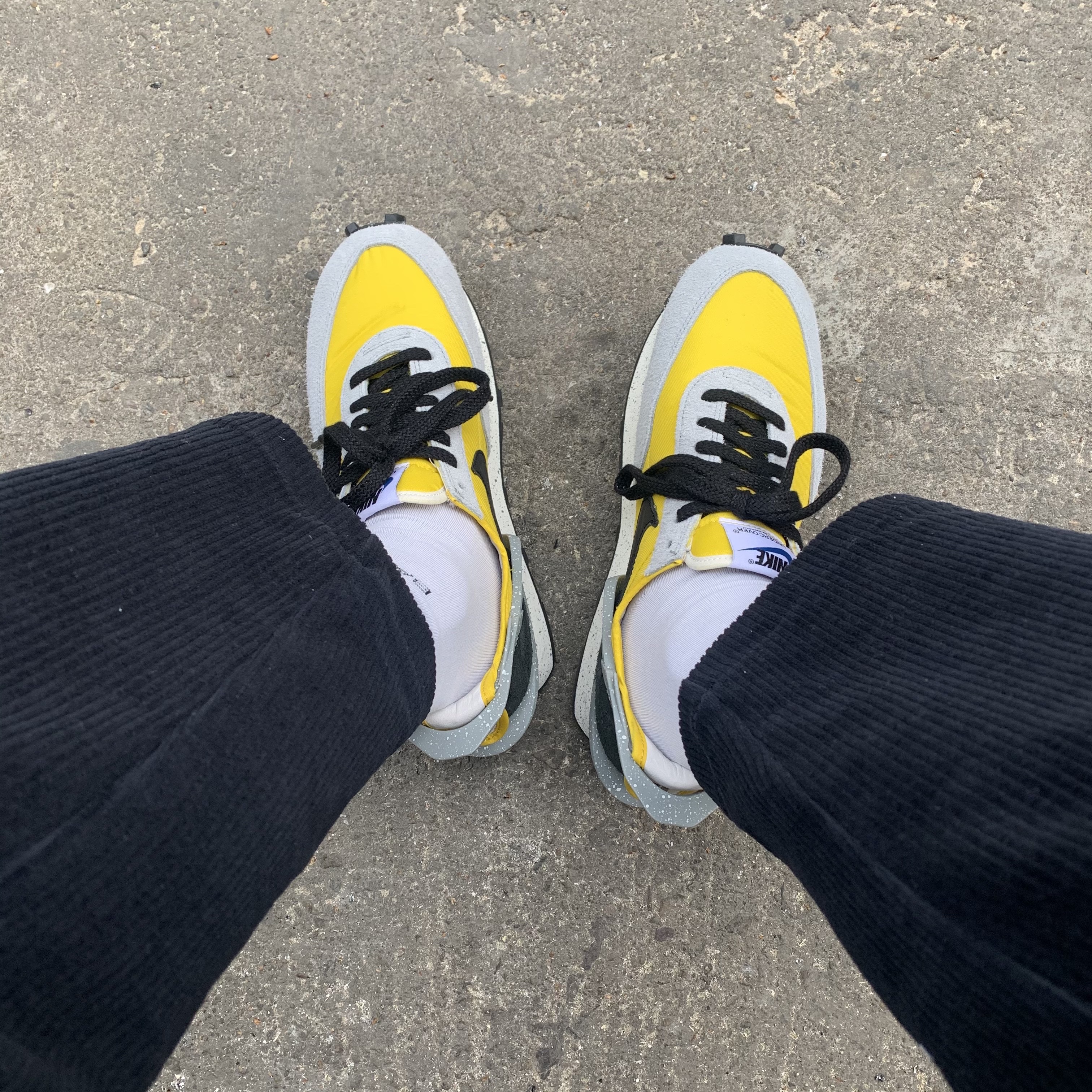 Nike x Undercover Daybreak Bright Citron 착용 스타일