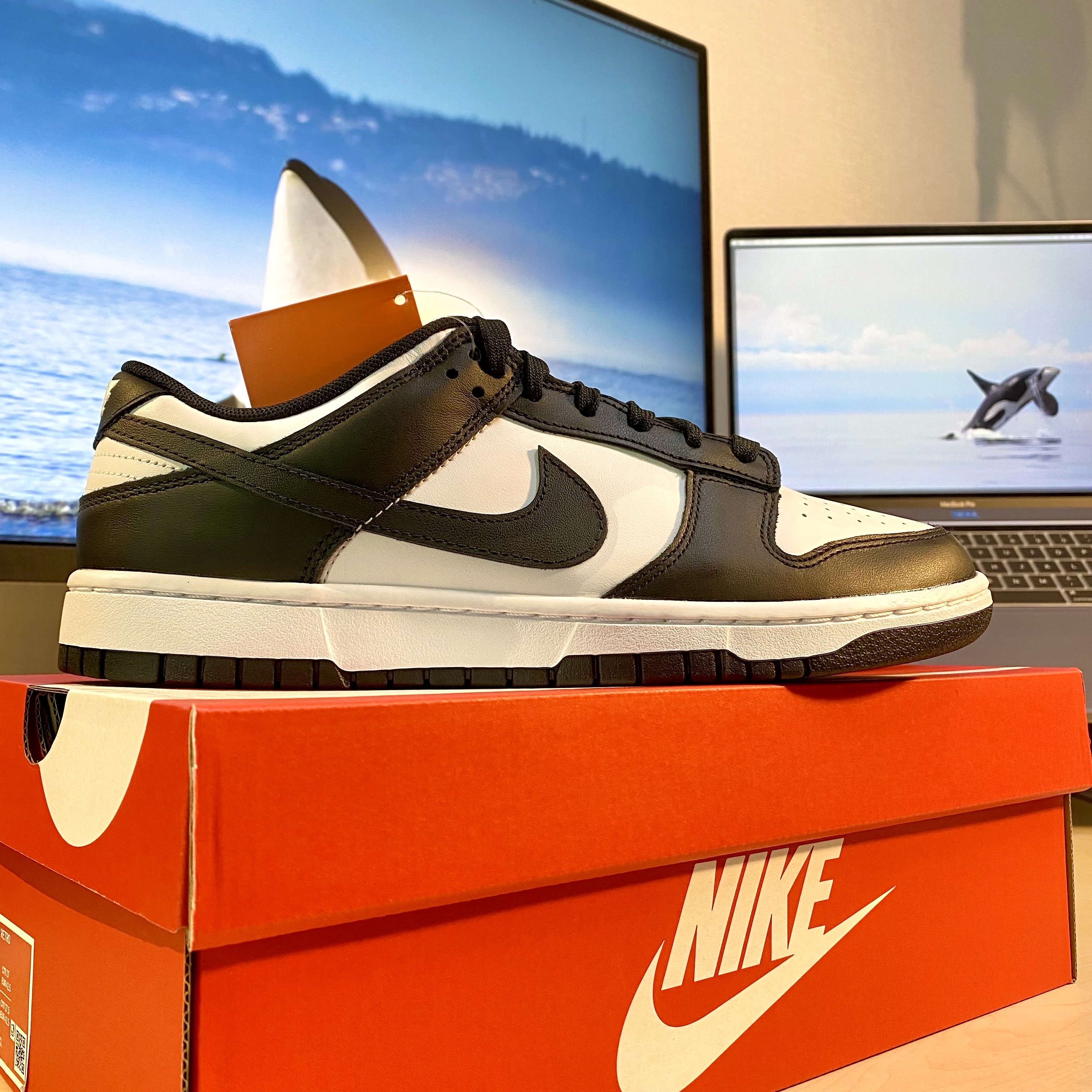 Nike Dunk Low Retro Black 착용 스타일 - 2