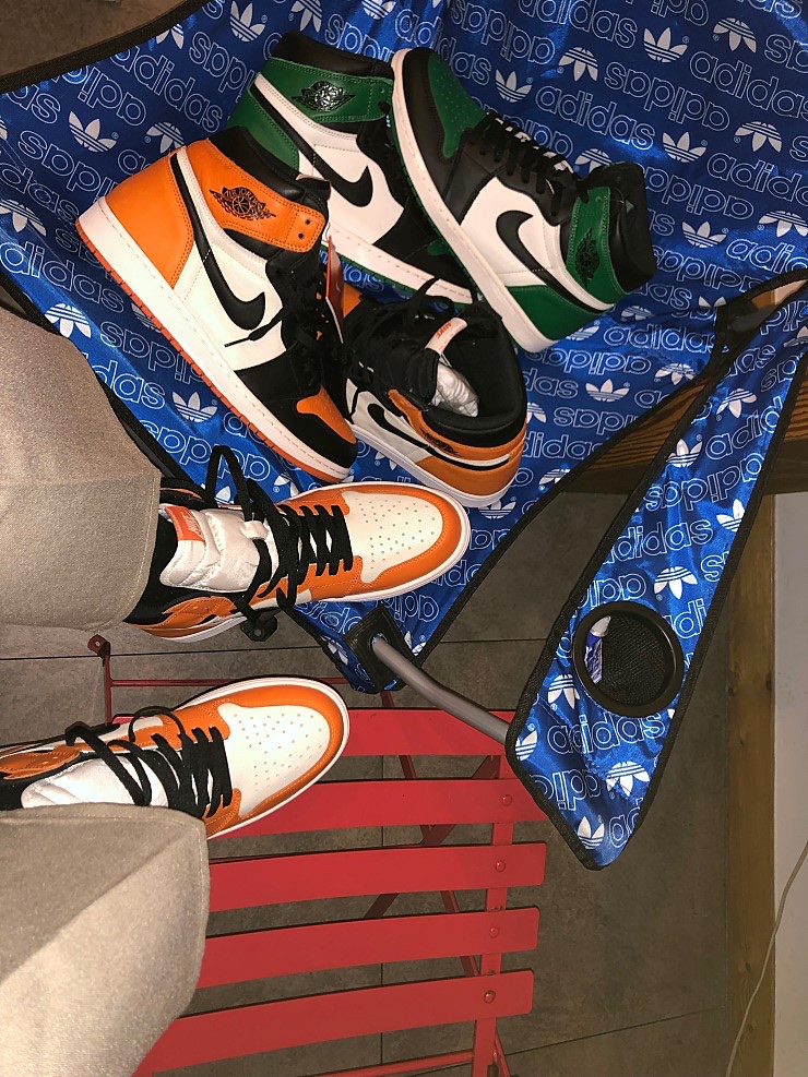 Jordan 1 Retro High OG Reverse Shattered Backboard, Jordan 1 Retro Shattered Backboard 착용 스타일 - 4