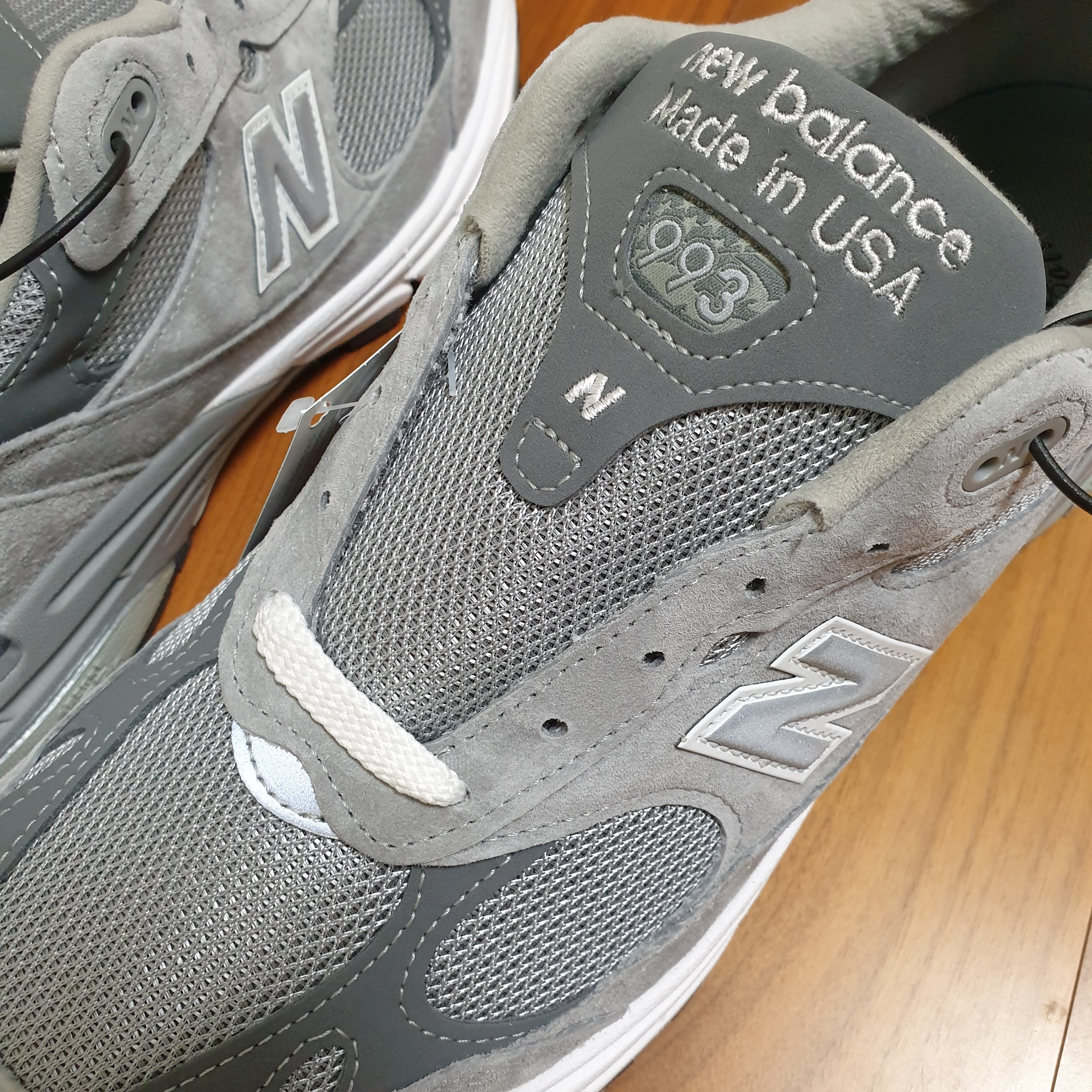 New Balance 993 Made in USA Grey - D Standard 착용 스타일