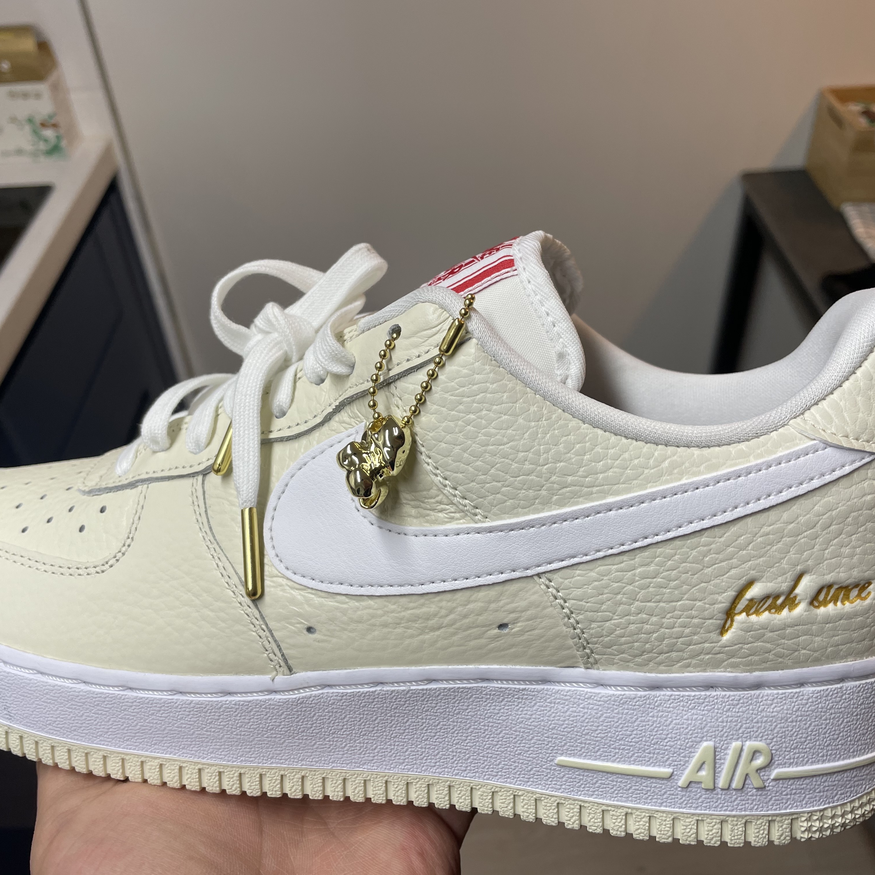 Nike Air Force 1 '07 PRM Popcorn 착용 스타일 - 4