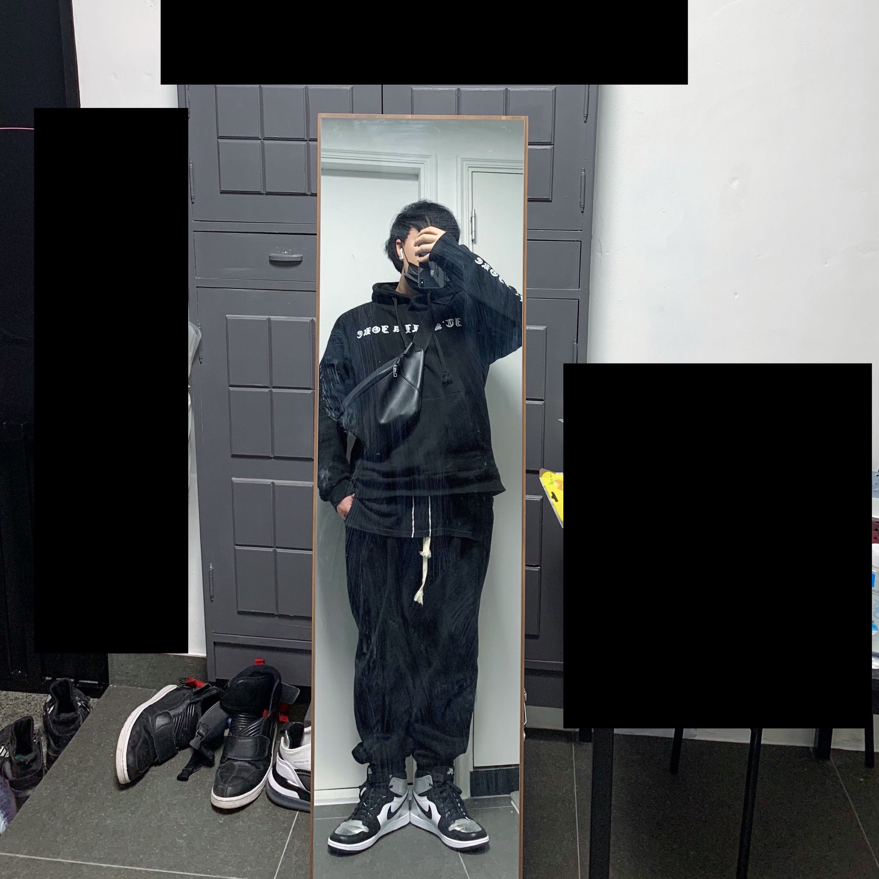 (W) Jordan 1 Retro High OG Silver Toe 착용 스타일 - 5