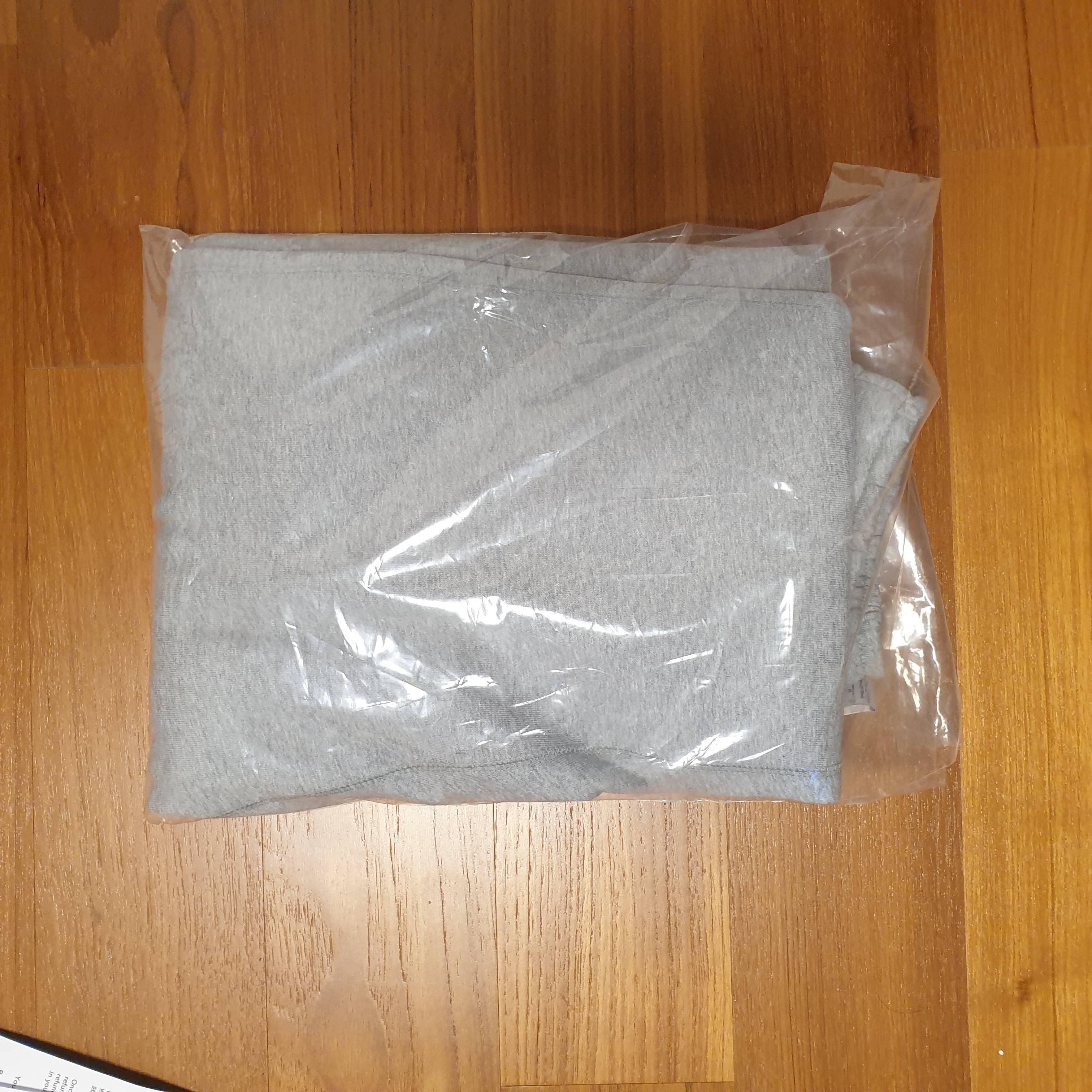 Nike NRG Swoosh Logo Pants Grey Heather 착용 스타일 - 1