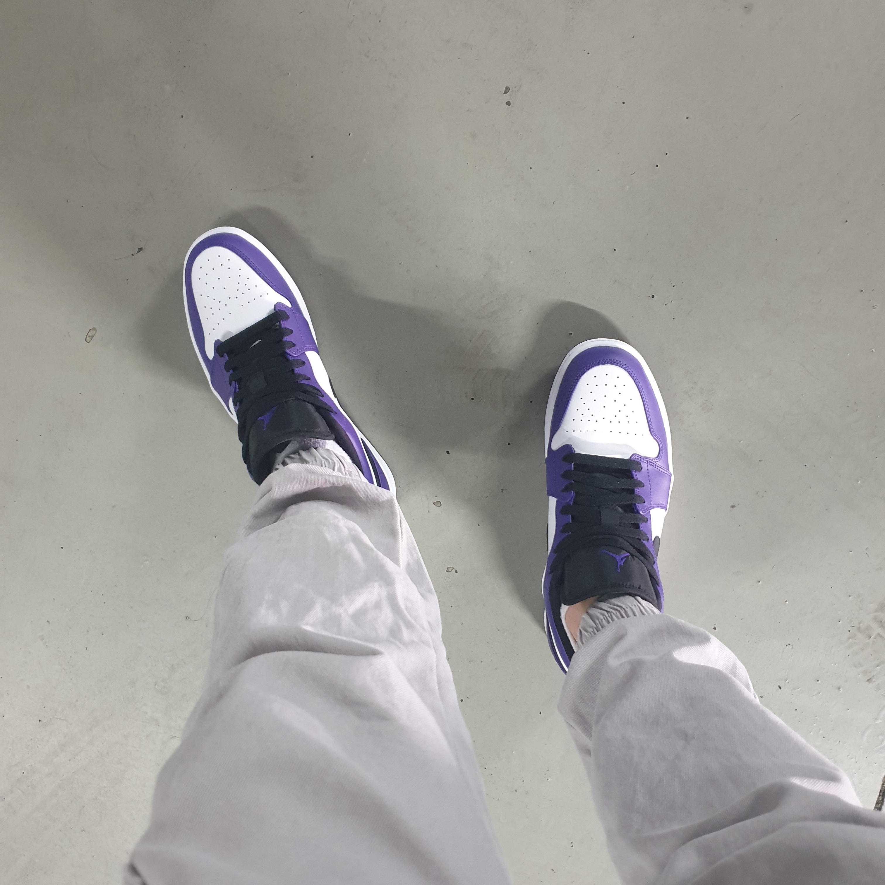 Jordan 1 Low Court Purple 2020 착용 스타일
