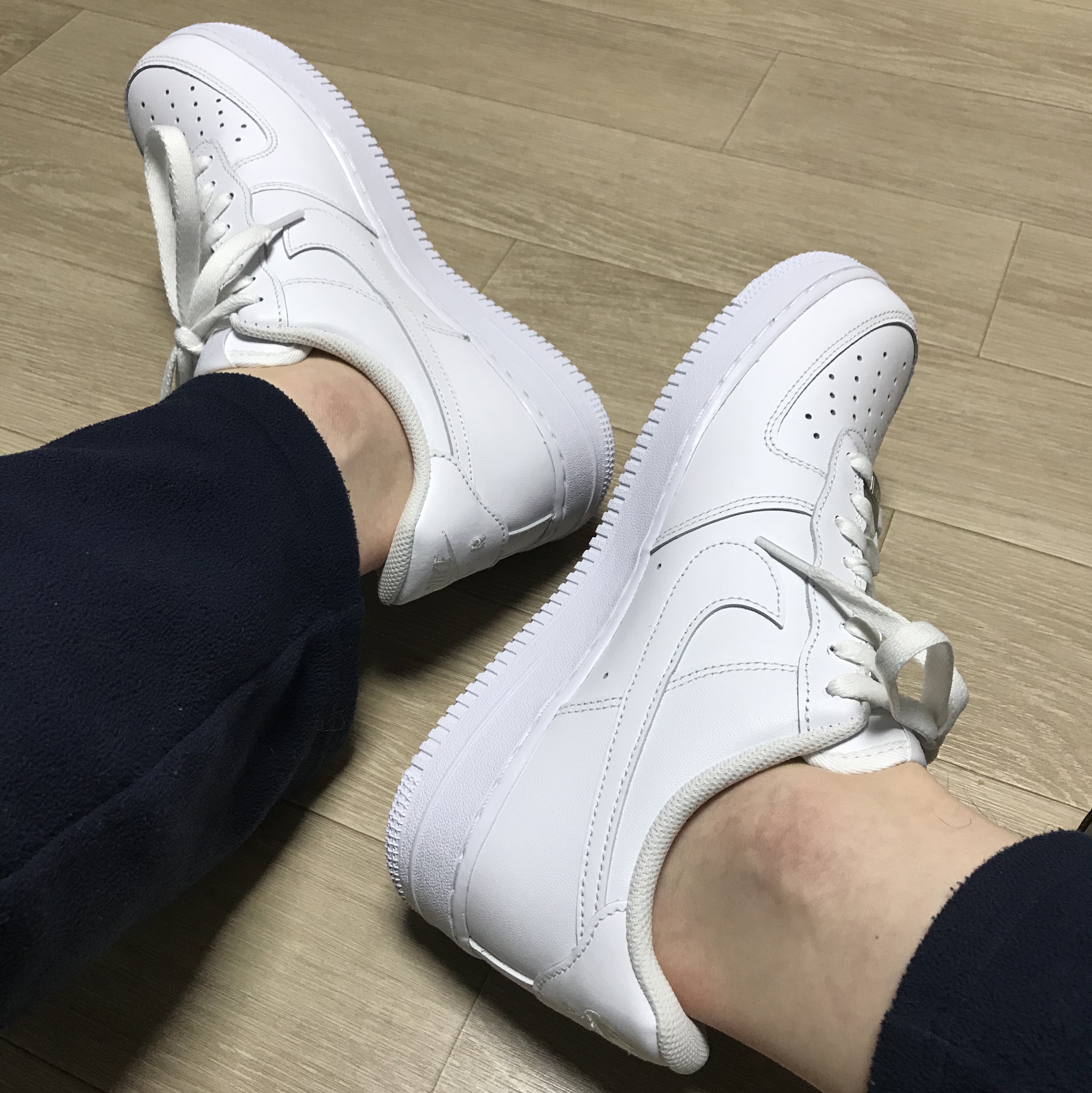 Nike Air Force 1 '07 Low White 착용 스타일