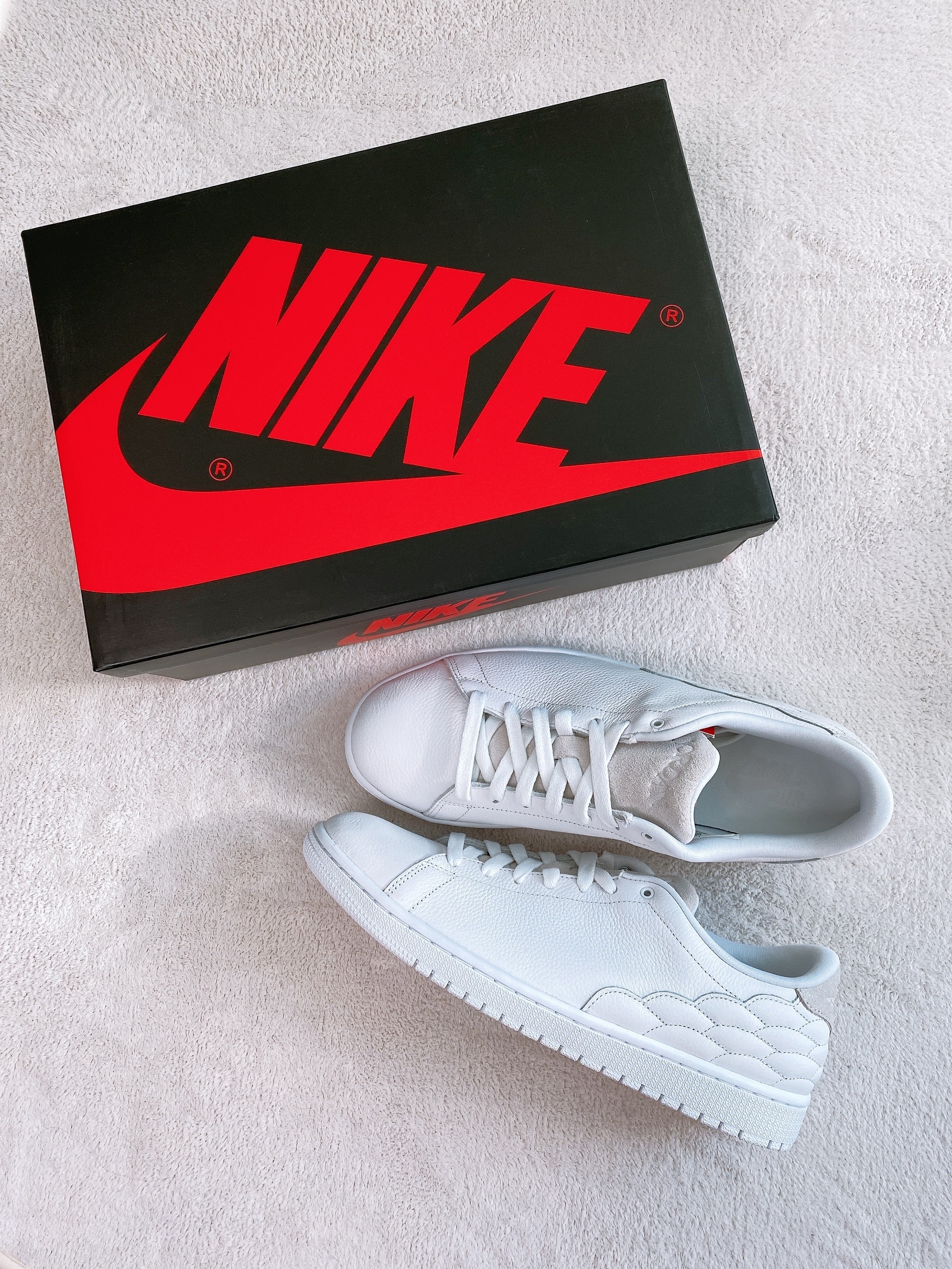 Jordan 1 Centre Court White On White 착용 스타일