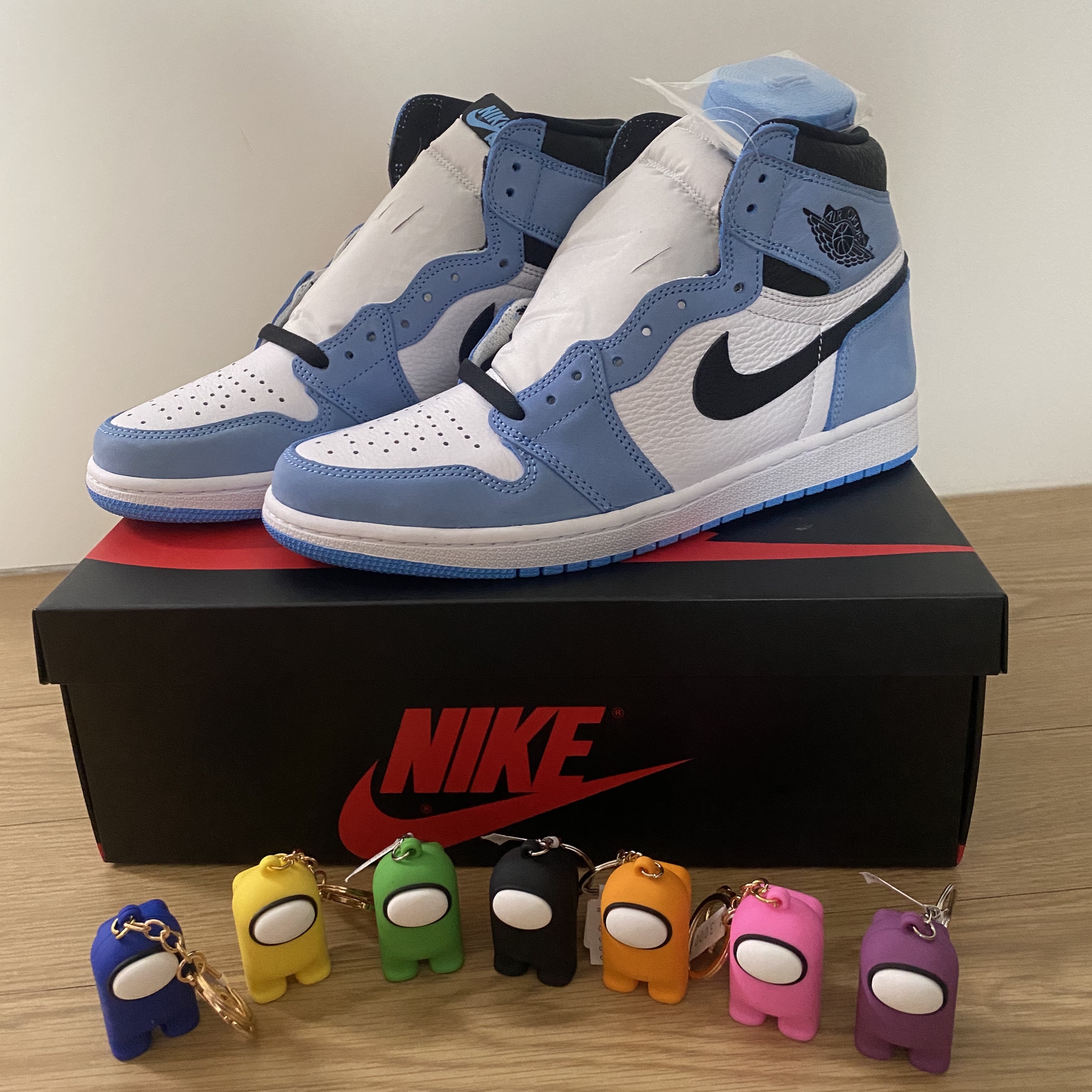 Jordan 1 Retro High OG University Blue 착용 스타일