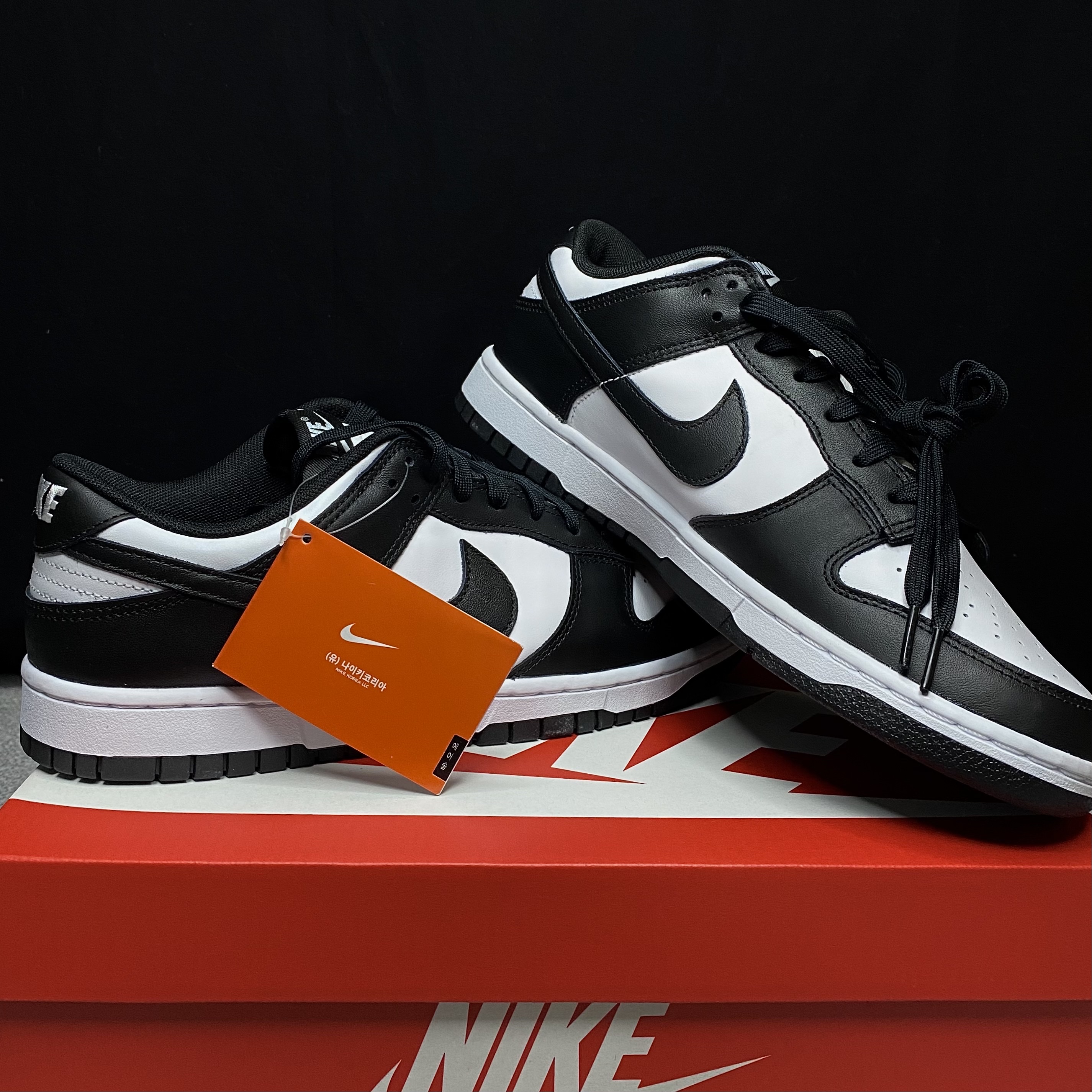 Nike Dunk Low Retro Black, (W) Nike Dunk Low Black 착용 스타일