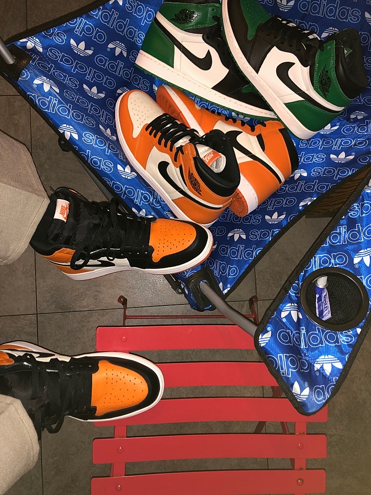 Jordan 1 Retro High OG Reverse Shattered Backboard, Jordan 1 Retro Shattered Backboard 착용 스타일 - 3