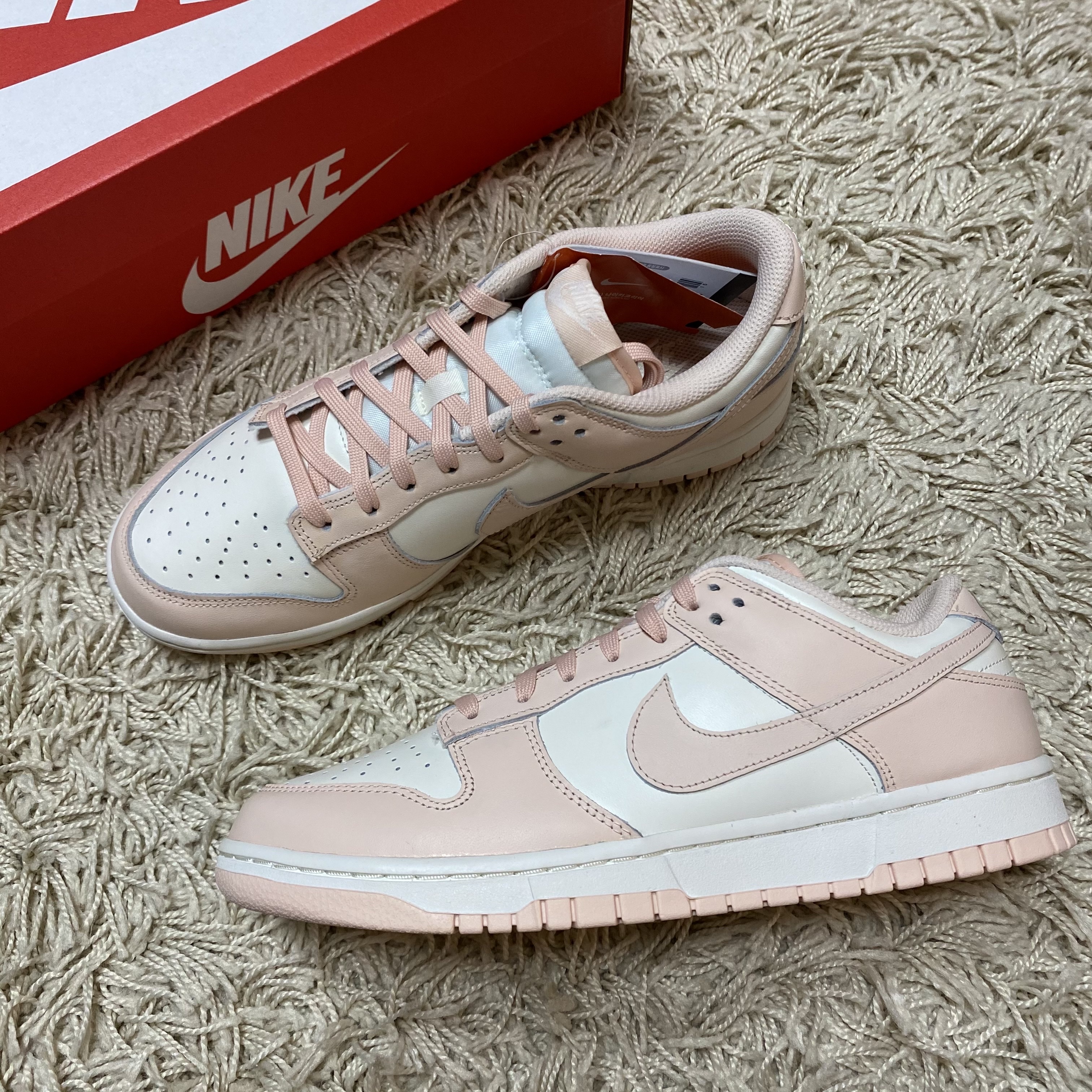 (W) Nike Dunk Low Orange Pearl 착용 스타일