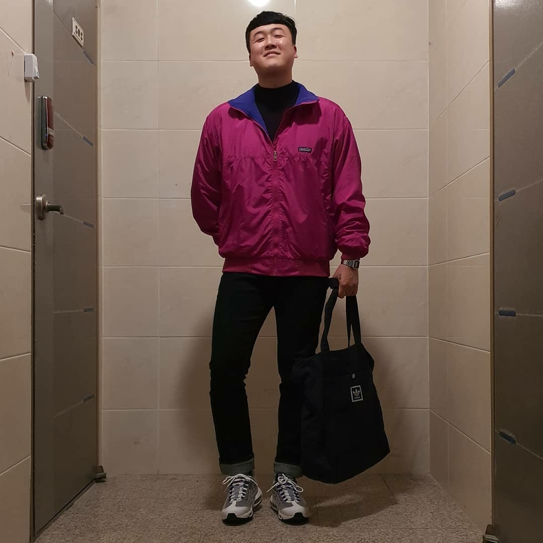 (W) Nike Air Max 95 Grape 2018 착용 스타일