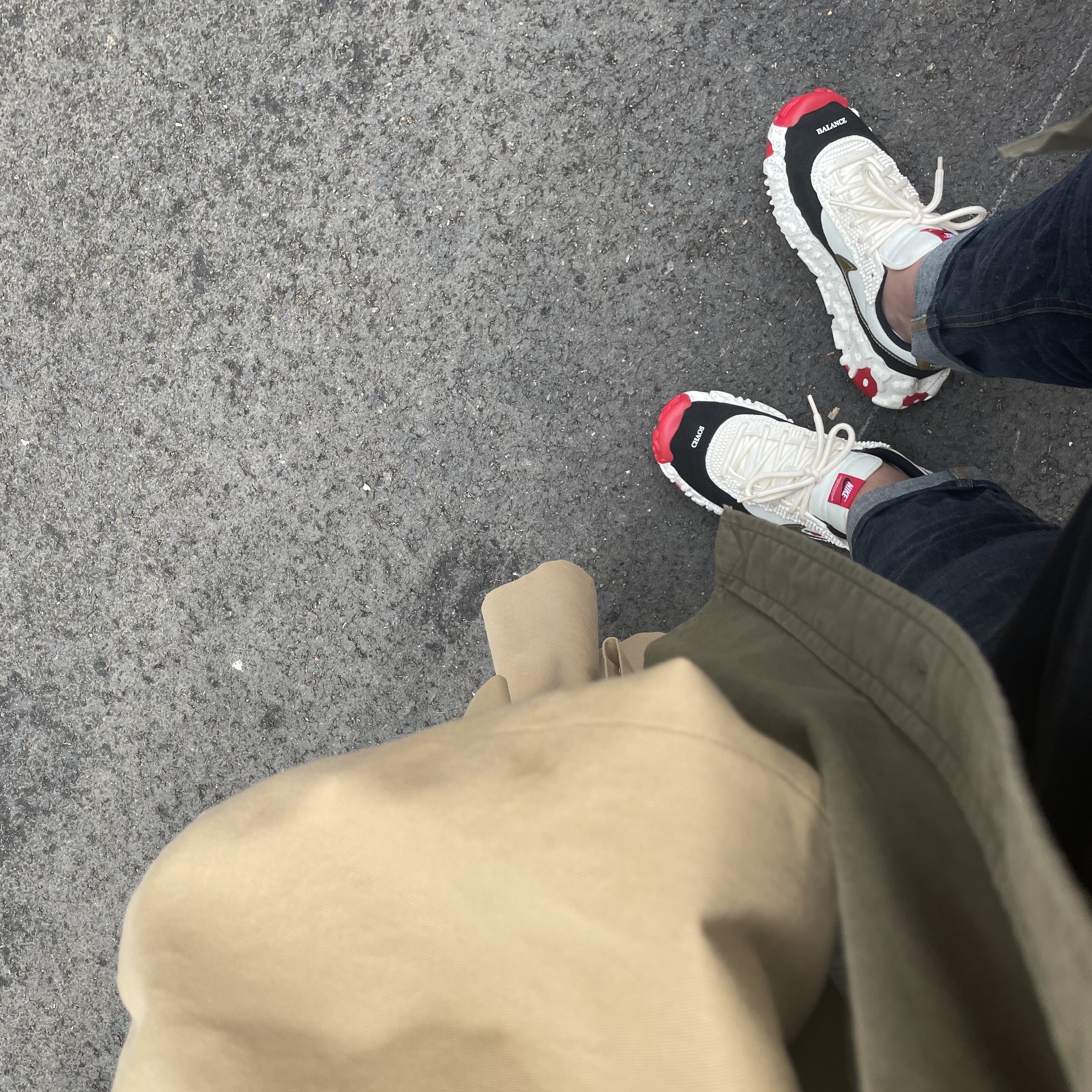 Nike x Undercover Overbreak Sail Gold 착용 스타일