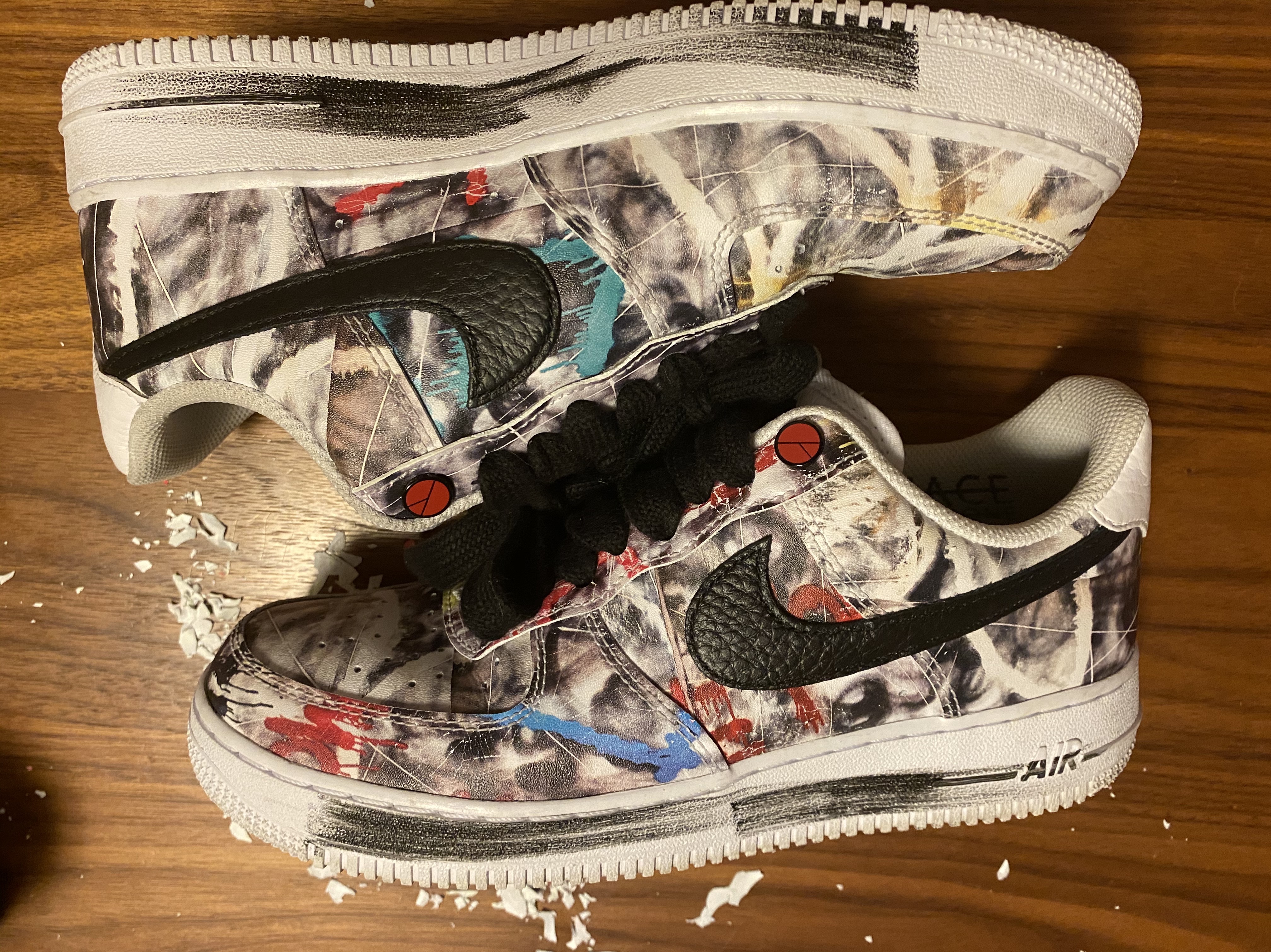 Nike x Peaceminusone Air Force 1 Low Para-Noise 2.0 착용 스타일