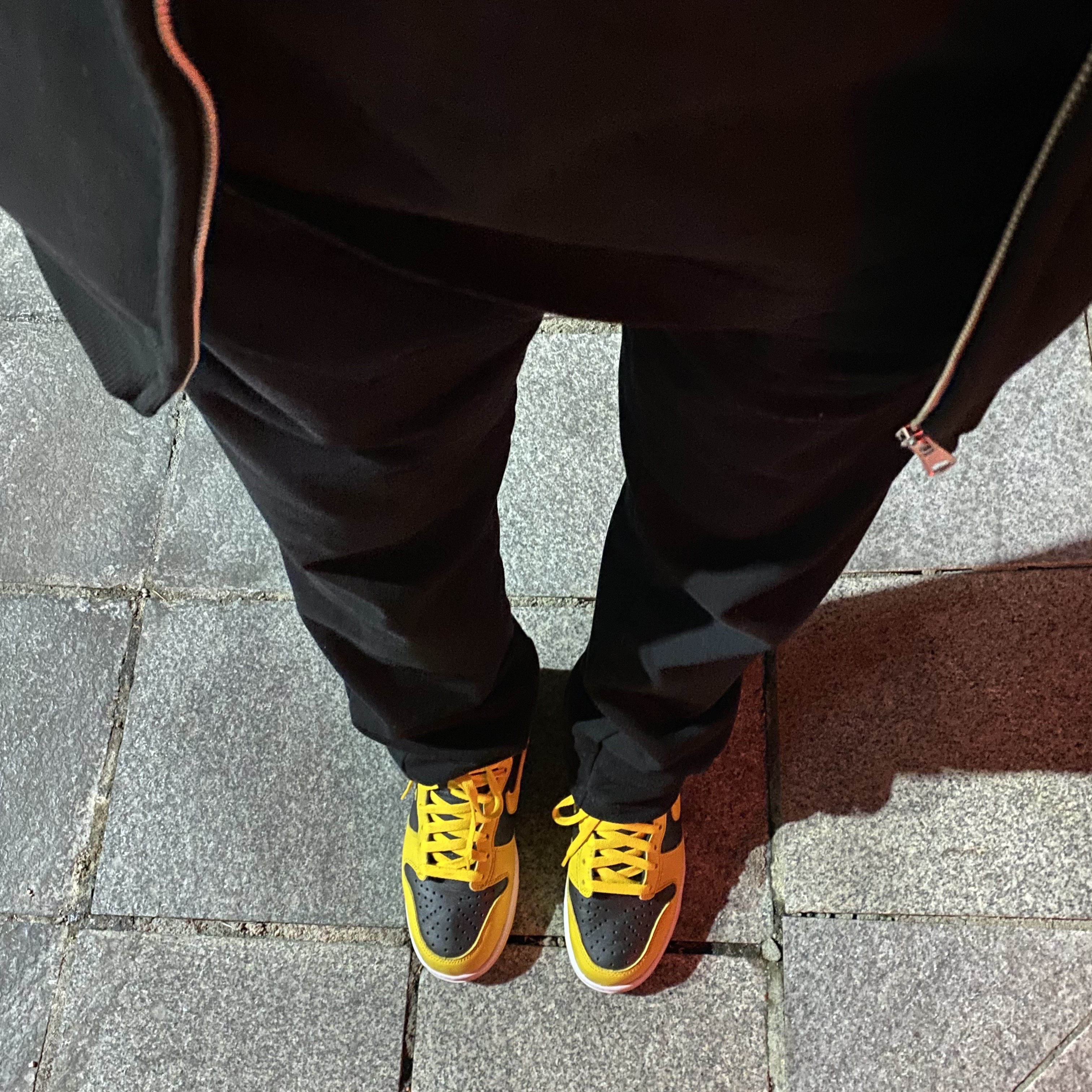 Nike Dunk High SP Varsity Maize 착용 스타일