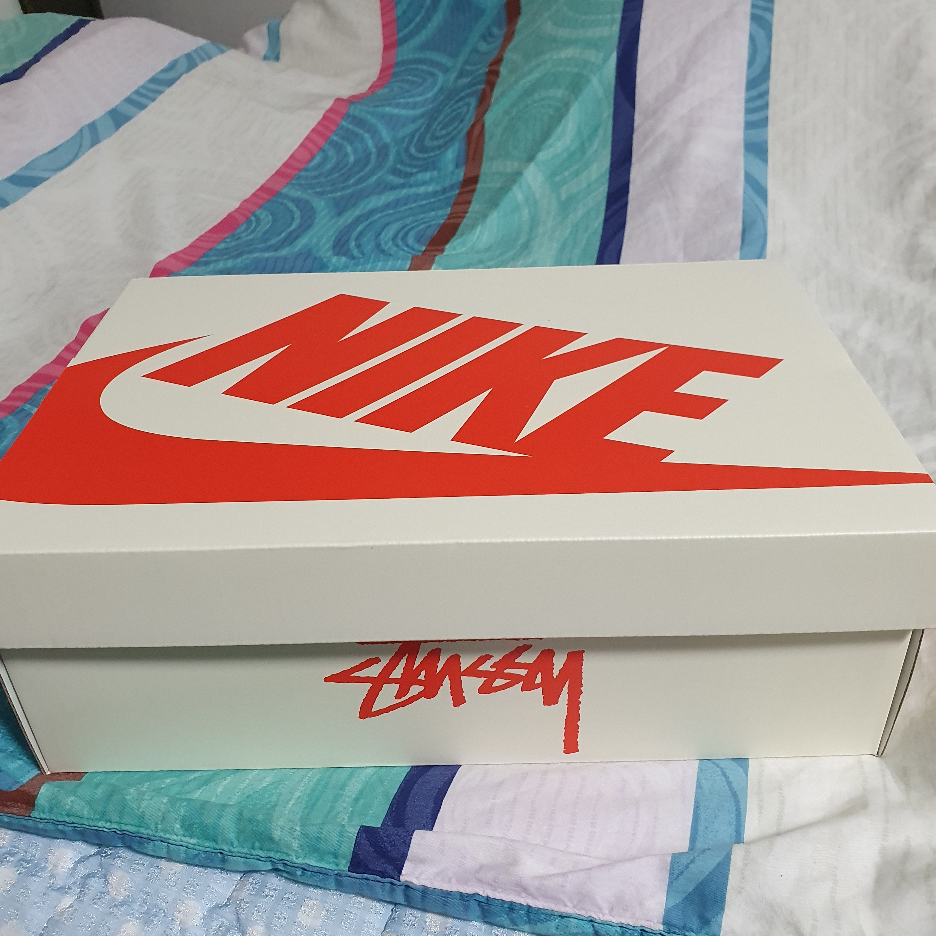 Nike x Stussy Air Zoom Spiridon Kukini White 착용 스타일 - 1