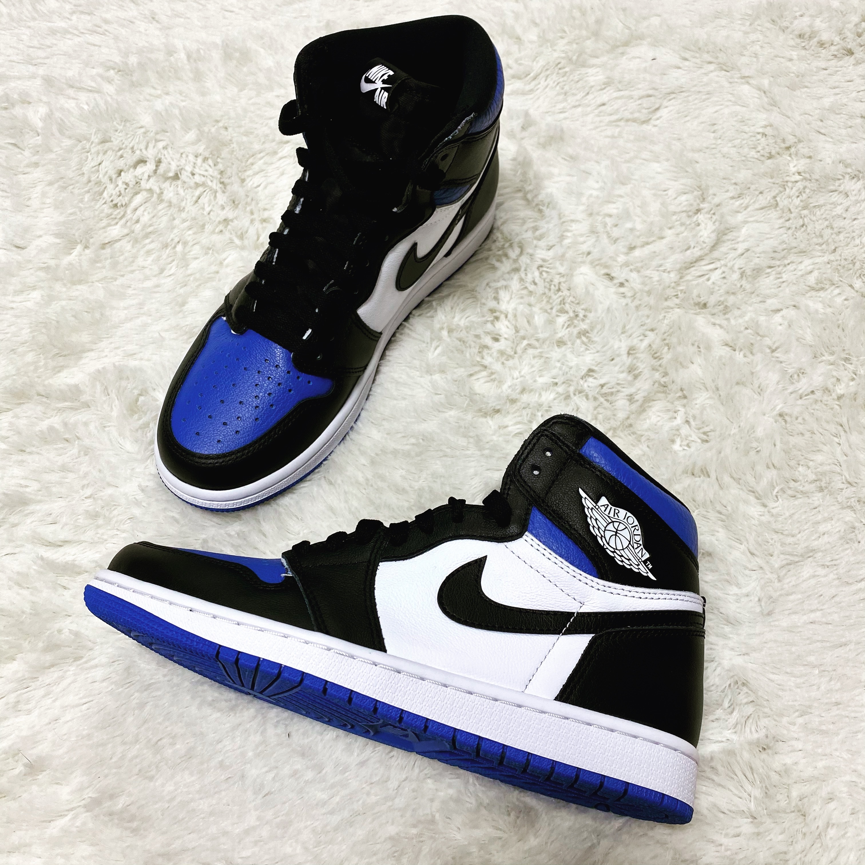 Jordan 1 Retro High OG Royal Toe 착용 스타일