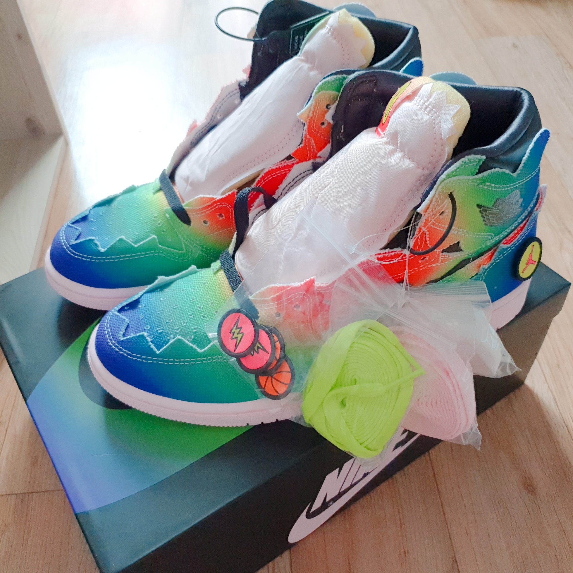 Jordan 1 x J Balvin Retro High OG 착용 스타일 - 3