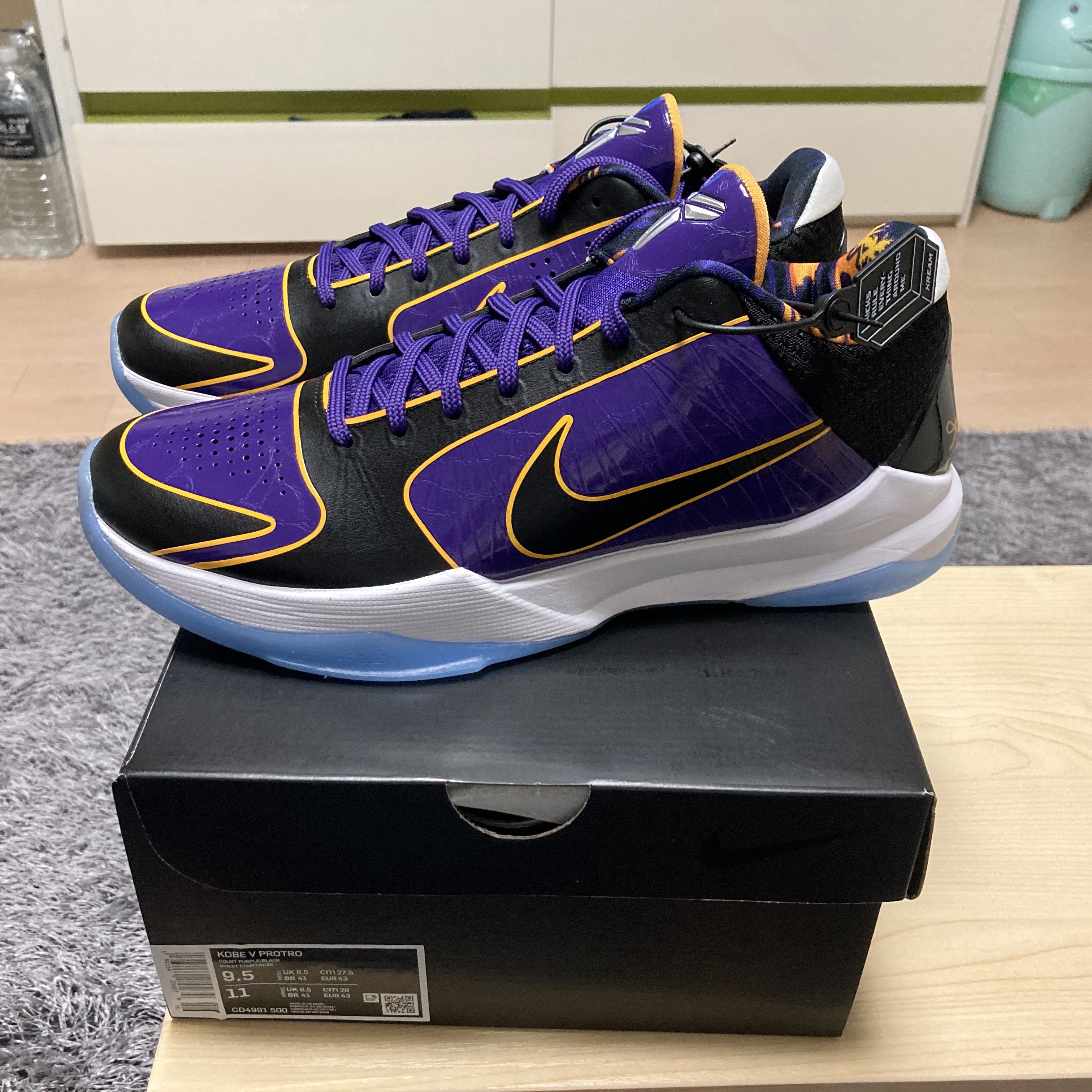 Nike Kobe 5 Protro 5X Champ 착용 스타일