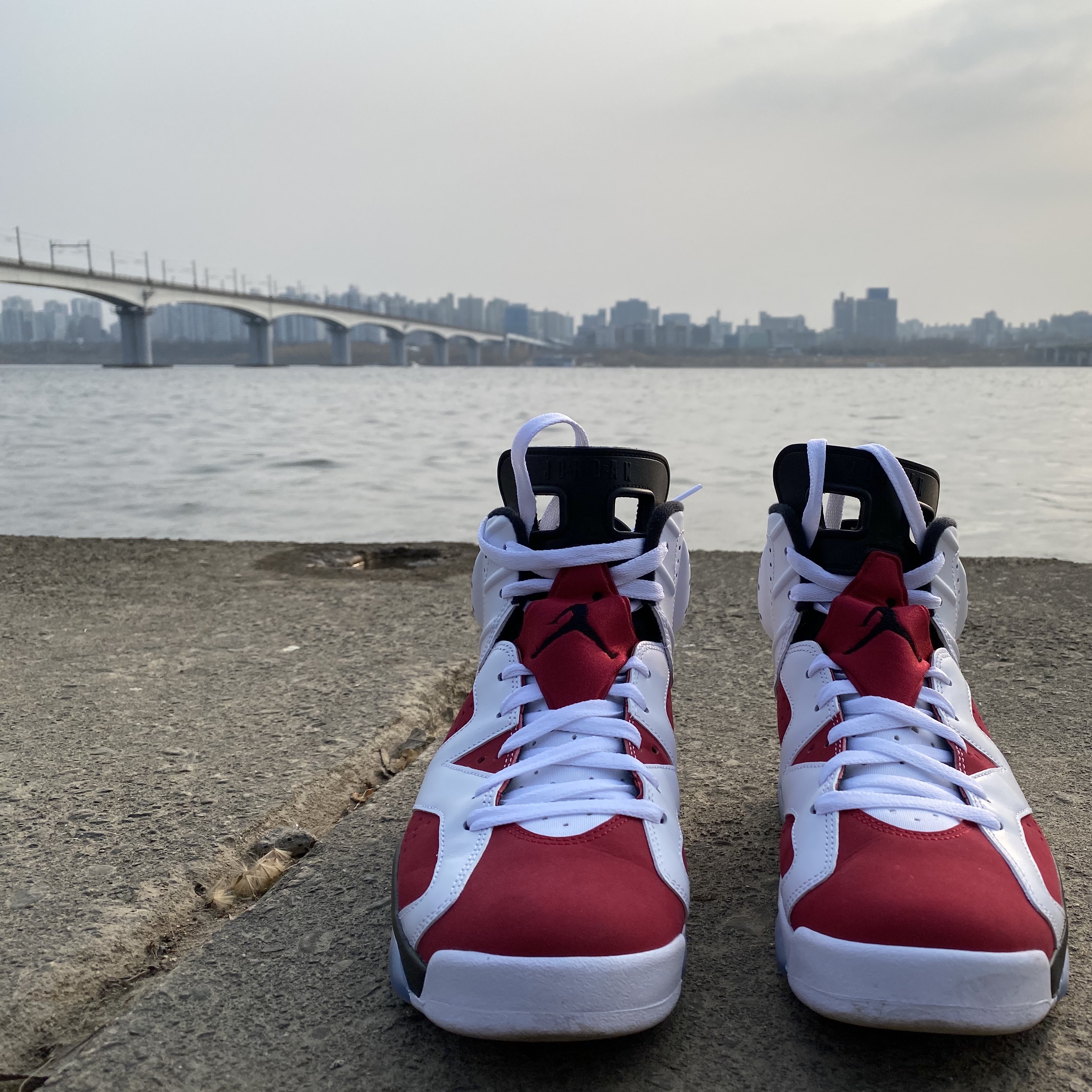 Jordan 6 Retro Carmine 2021 착용 스타일