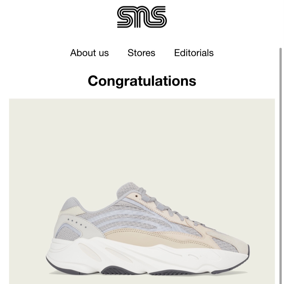 Adidas Yeezy Boost 700 V2 Cream 착용 스타일