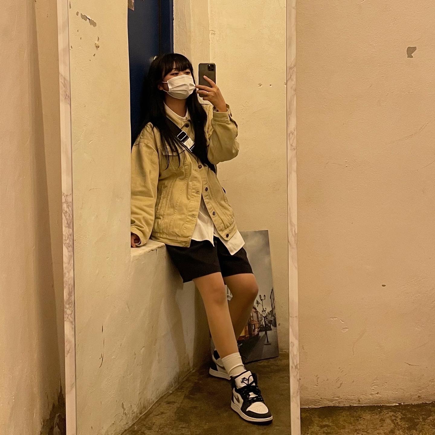 (GS) Jordan 1 Retro High OG CO.JP Midnight Navy 착용 스타일 - 4