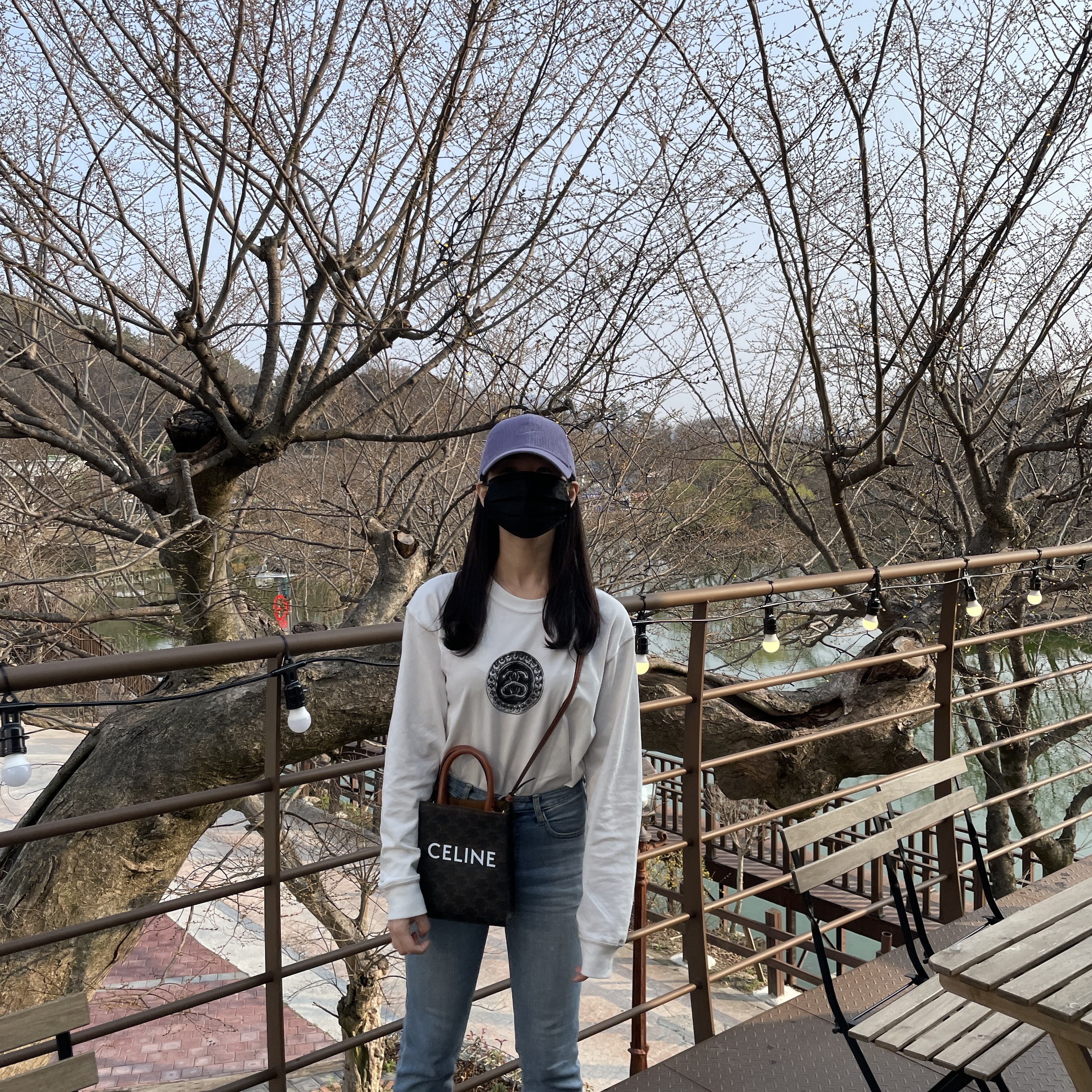 (GS) Nike Air Max 97 Have a Nike Day, Nike x Stussy Big Swoosh LS T-Shirt White - US/EU 착용 스타일 - 2