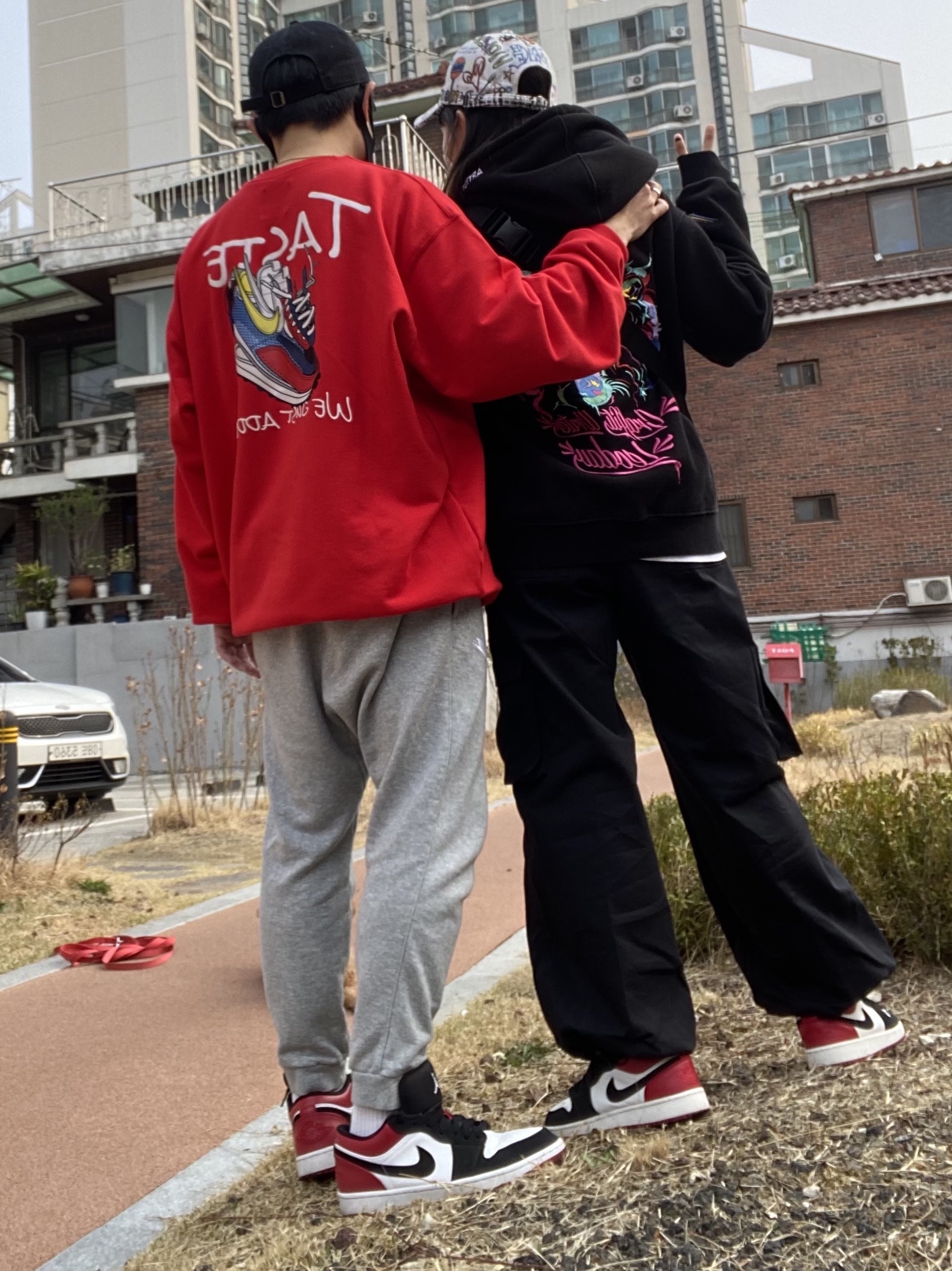Jordan 1 Low Black Toe 착용 스타일