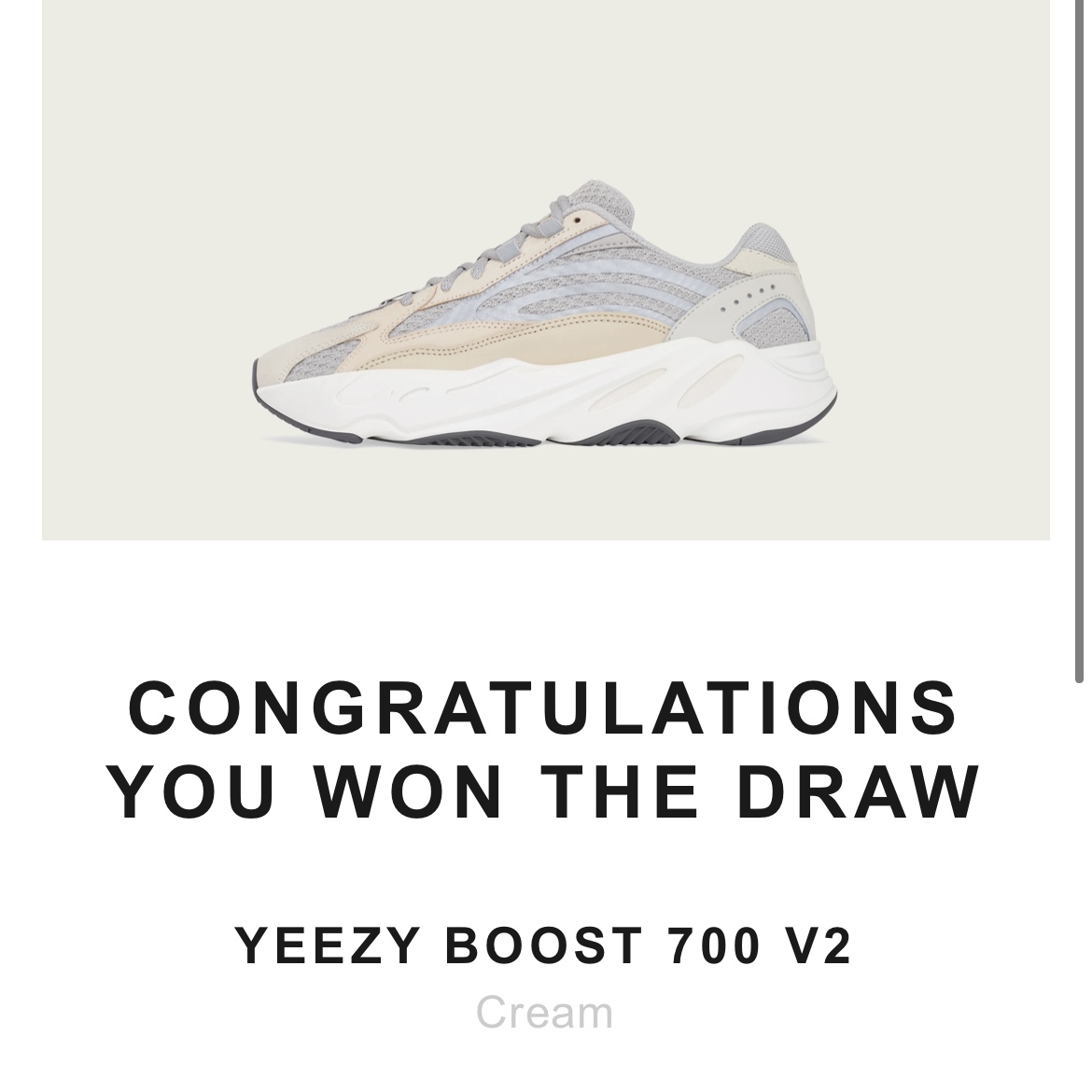 Adidas Yeezy Boost 700 V2 Cream 착용 스타일
