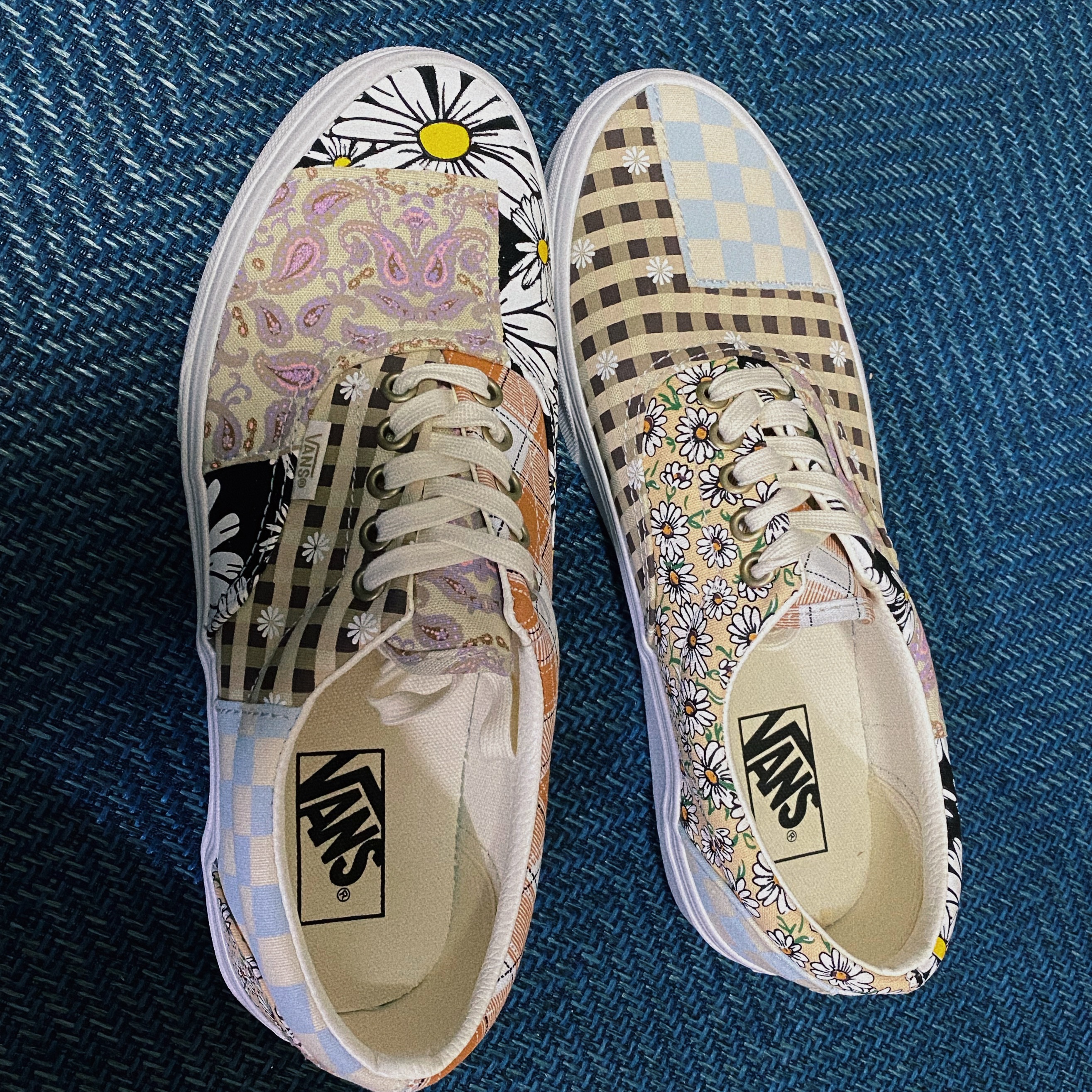 Vans Meadow Patchwork Era 착용 스타일