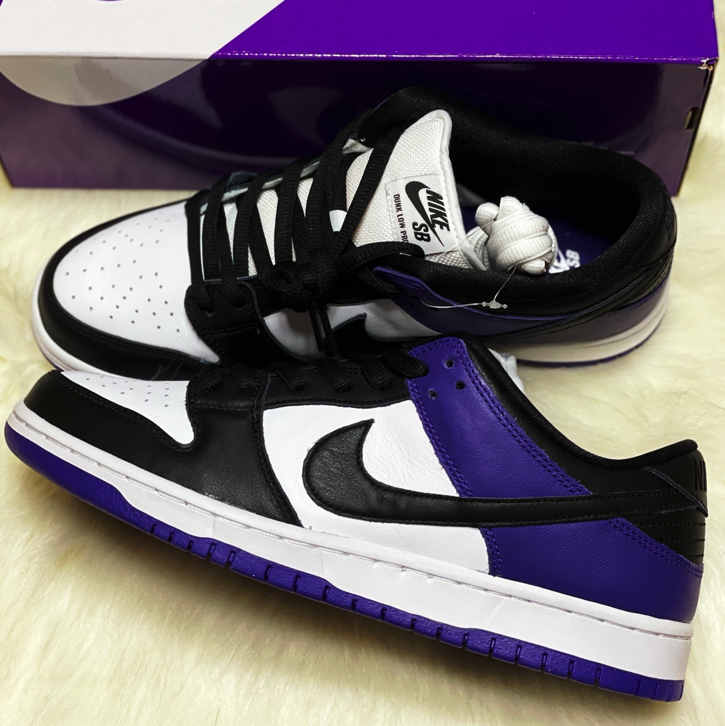 Nike SB Dunk Low Pro Court Purple 착용 스타일