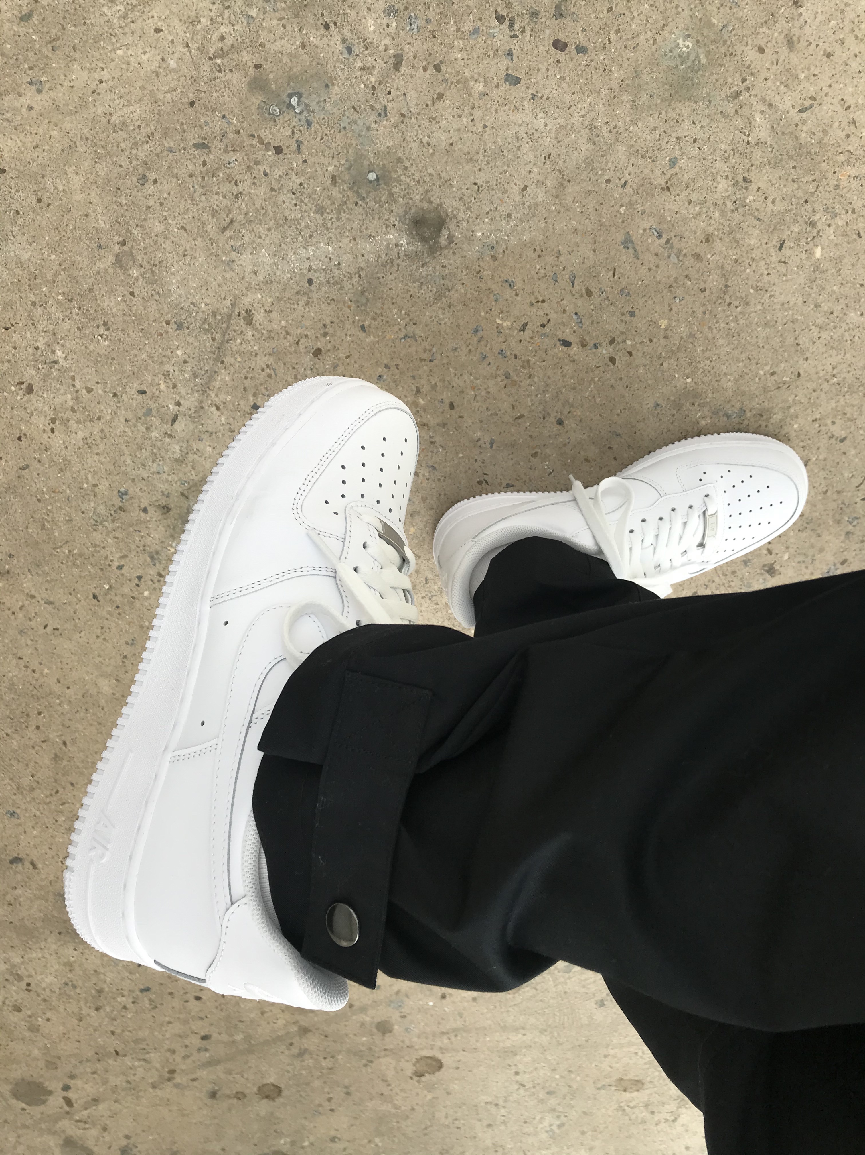Nike Air Force 1 '07 Low White, (W) Nike Air Force 1 Shadow Sunset Pulse 착용 스타일 - 4