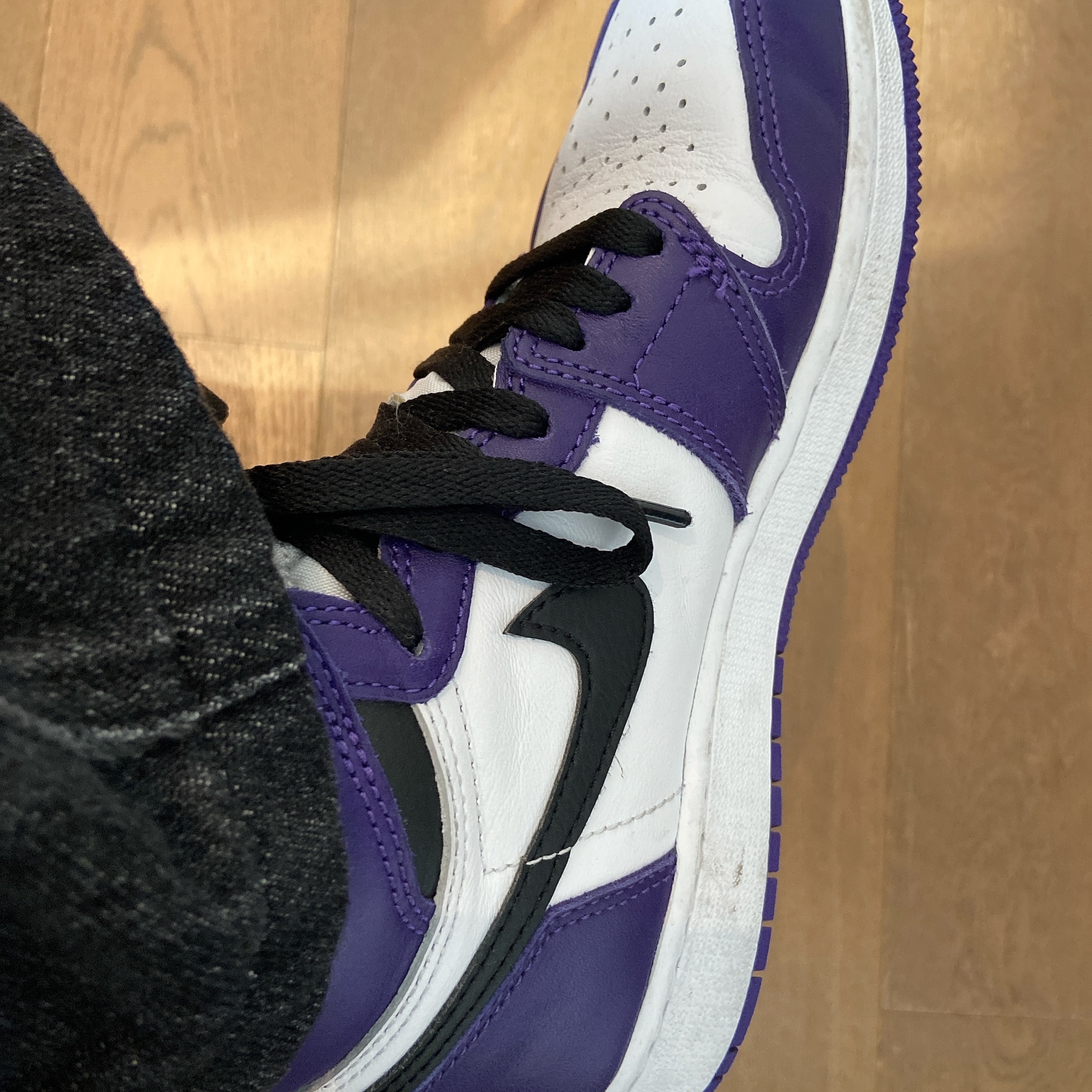 Jordan 1 Retro High OG Court Purple 2020 착용 스타일 - 2