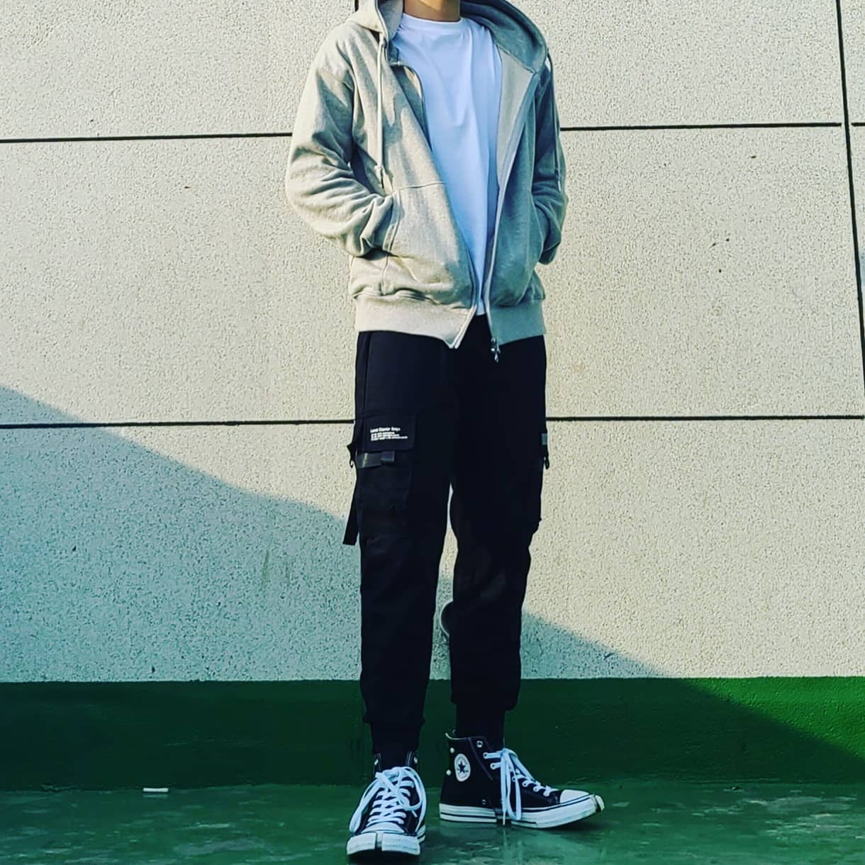 Converse Chuck 70 Hi Black 착용 스타일