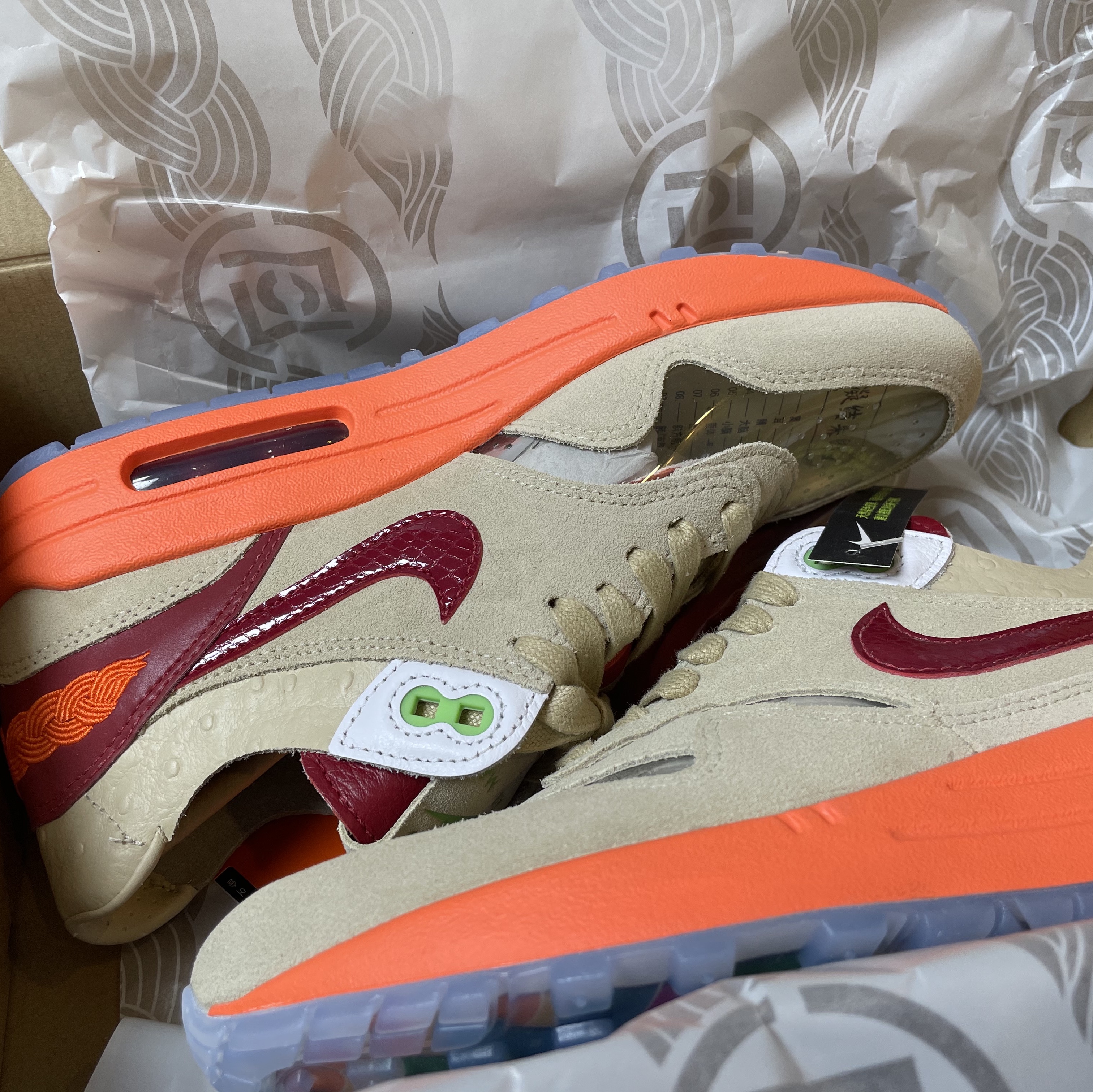 Nike x Clot Air Max 1 Net 착용 스타일 - 3