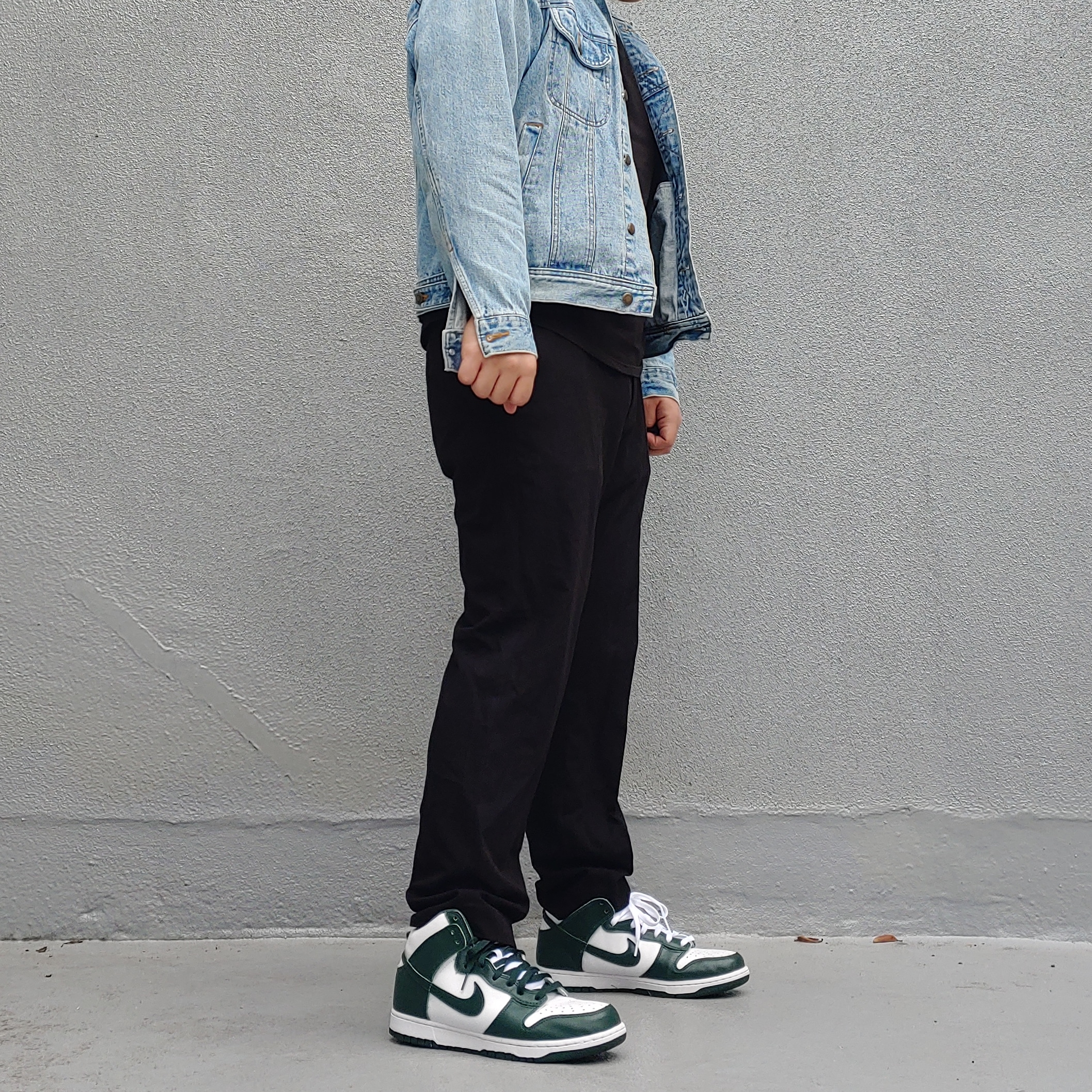 Nike Dunk High SP Spartan Green 착용 스타일
