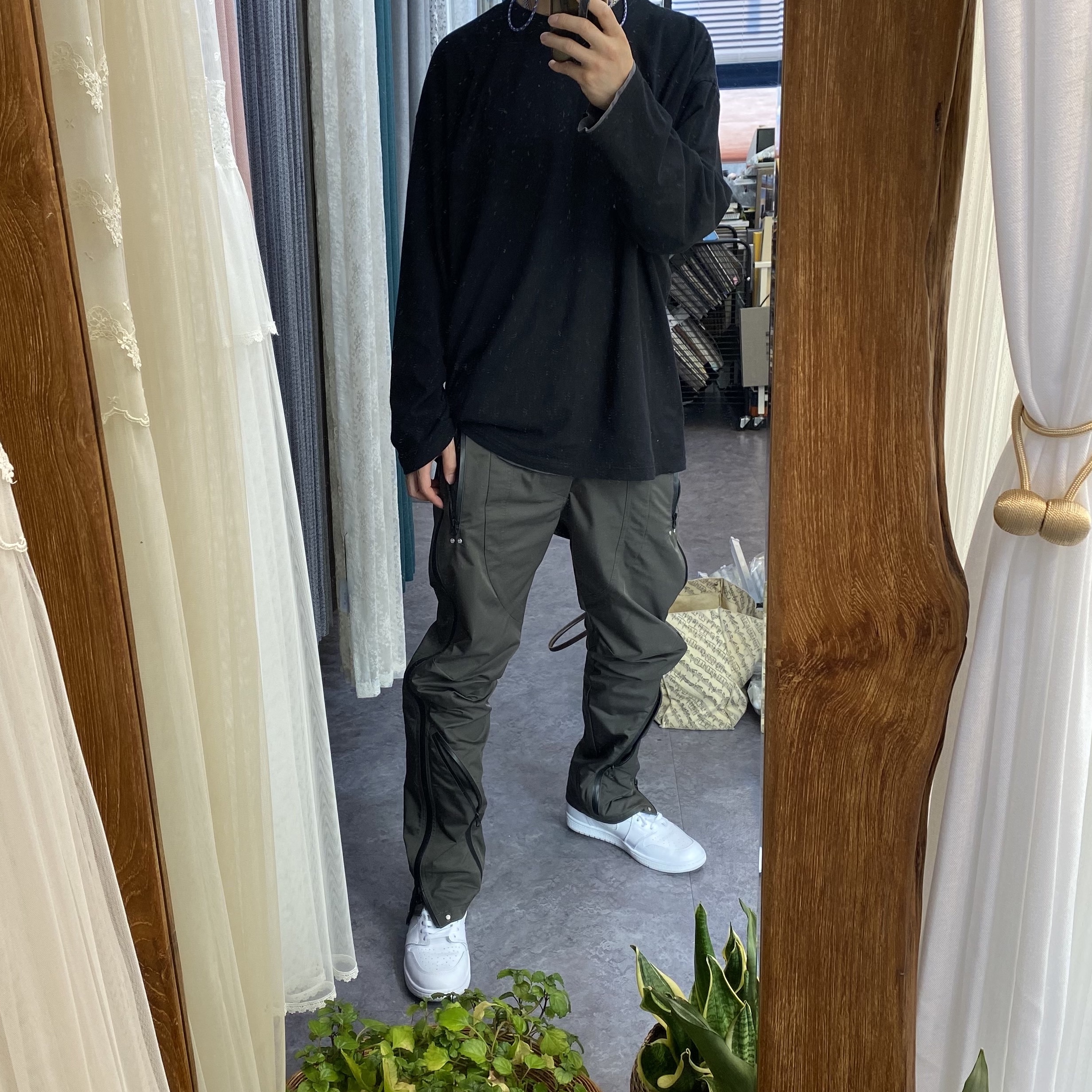 Jordan 1 High 85 Neutral Grey 착용 스타일 - 1