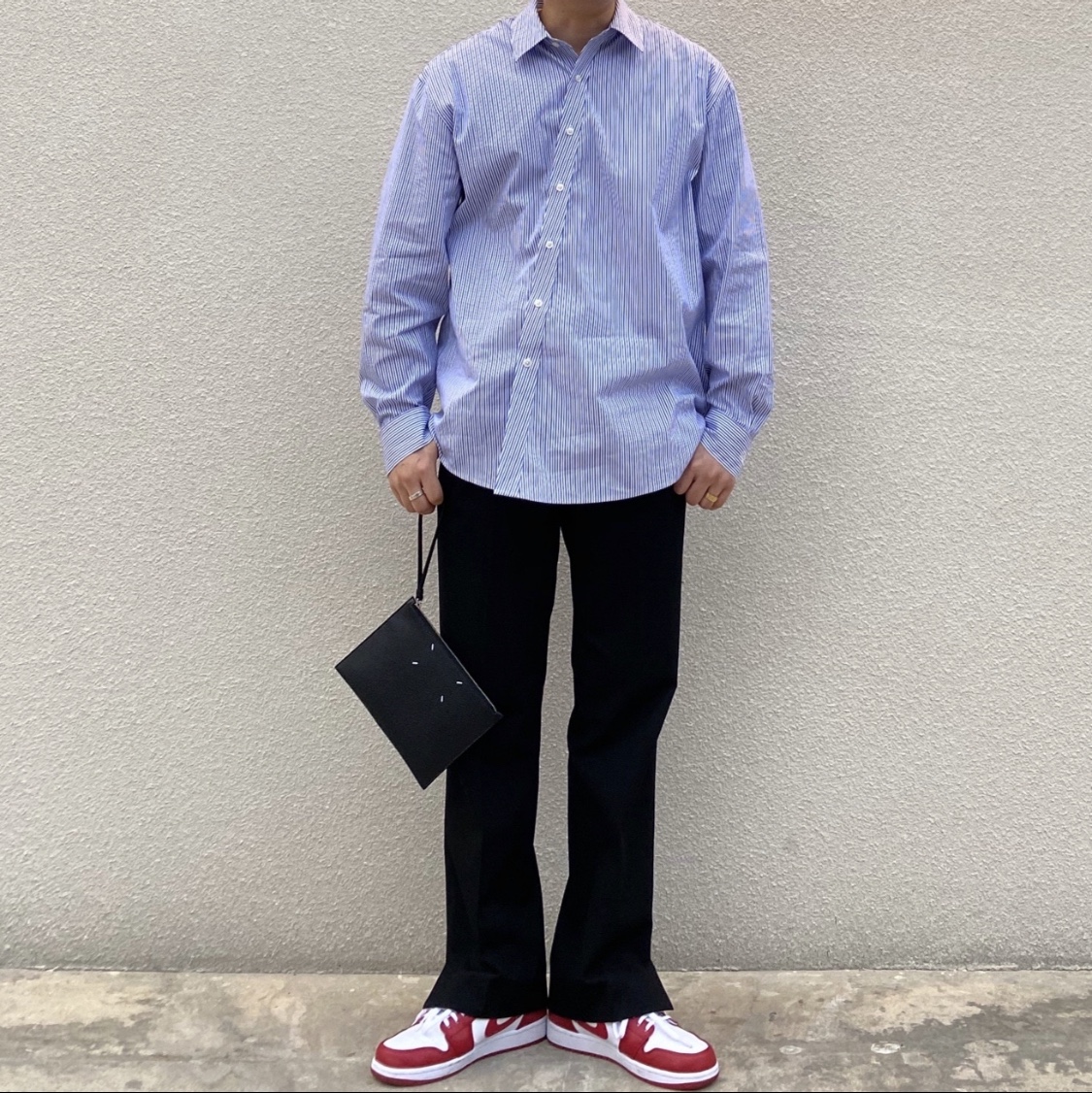 Jordan 1 Low Gym Red White 착용 스타일