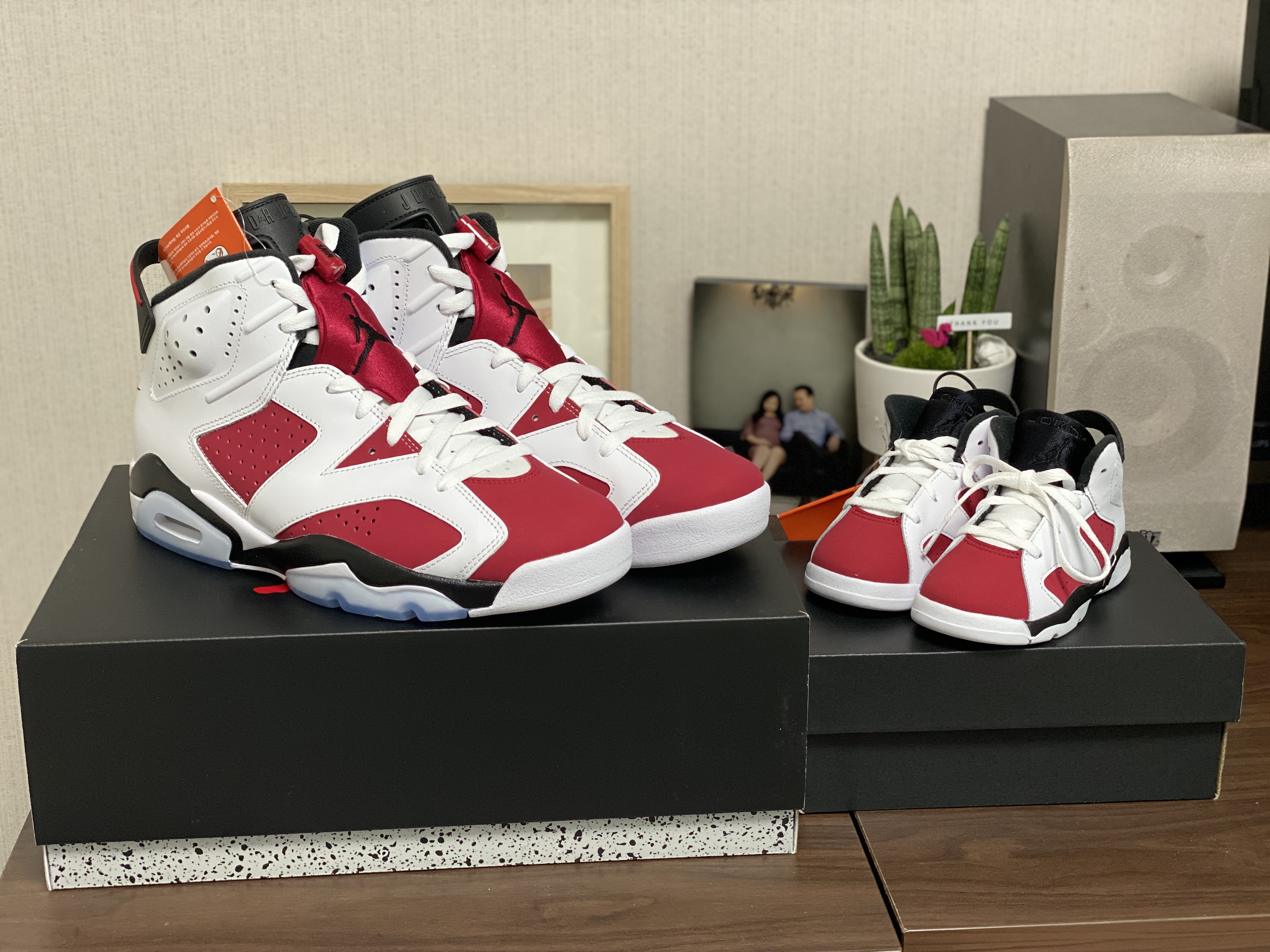 Jordan 6 Retro Carmine 2021, (TD) Jordan 6 Retro Carmine 2021 착용 스타일 - 1