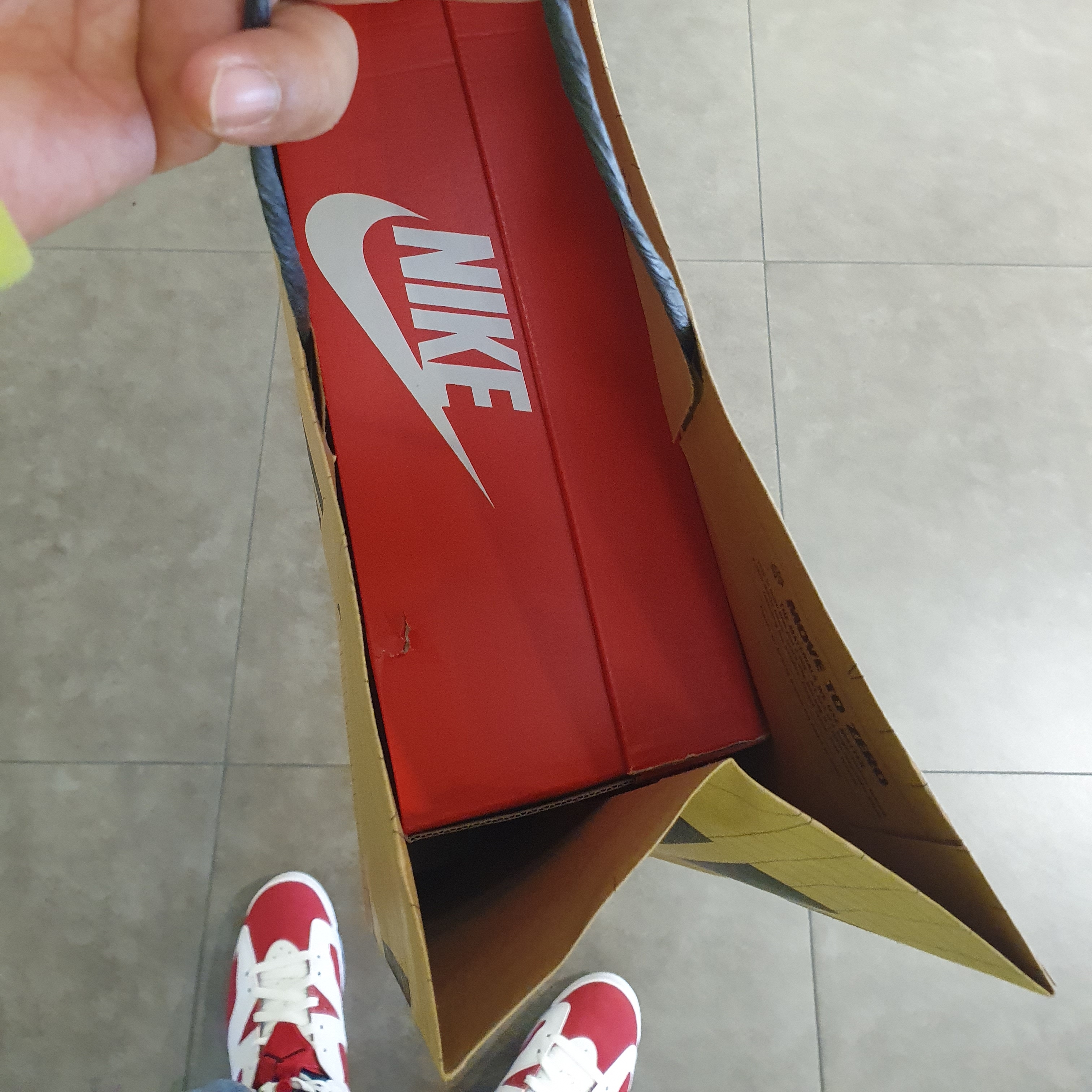 (GS) Nike Dunk High Orange Blaze, Jordan 6 Retro Carmine 2021 착용 스타일
