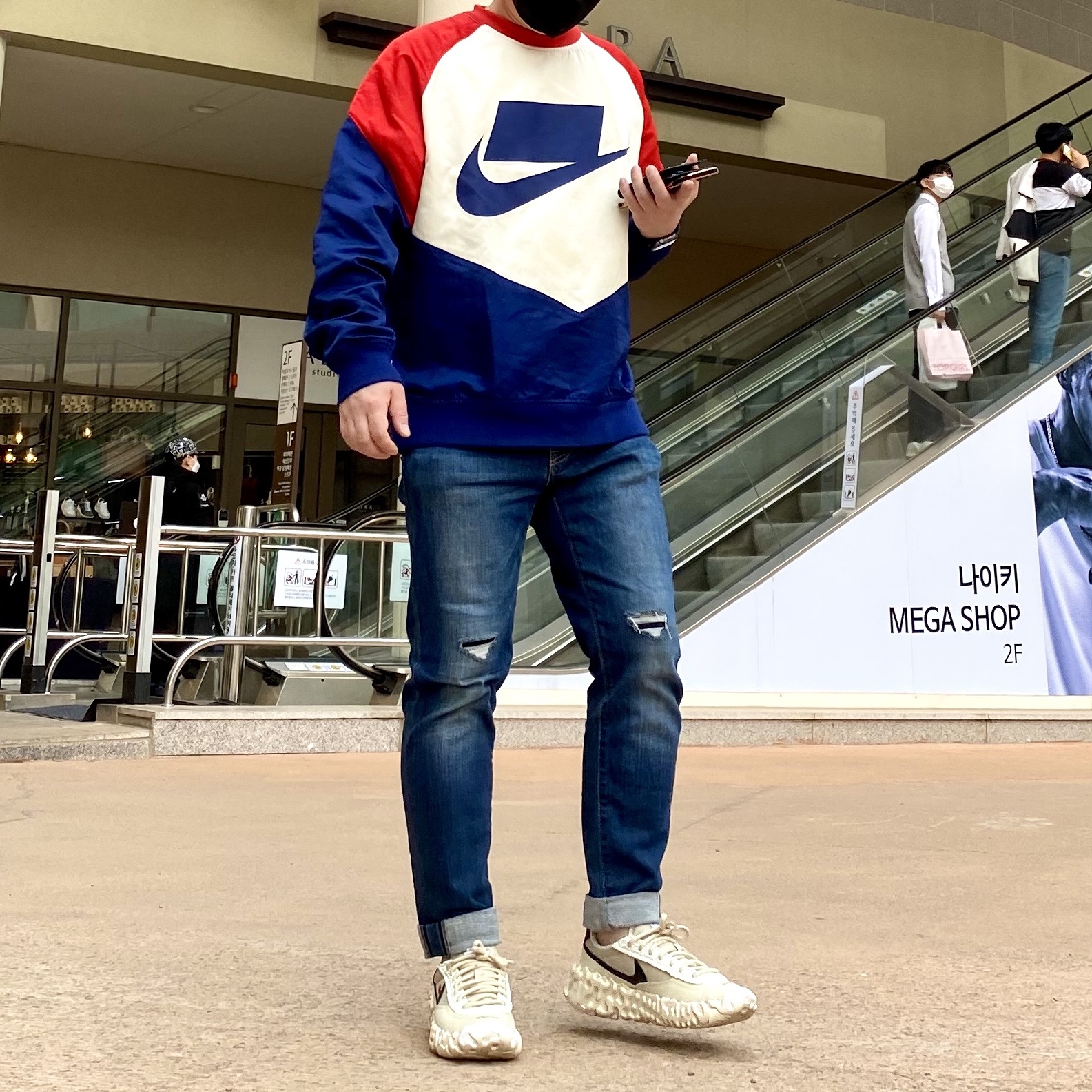 Nike x Undercover Overbreak SP Overcast 착용 스타일