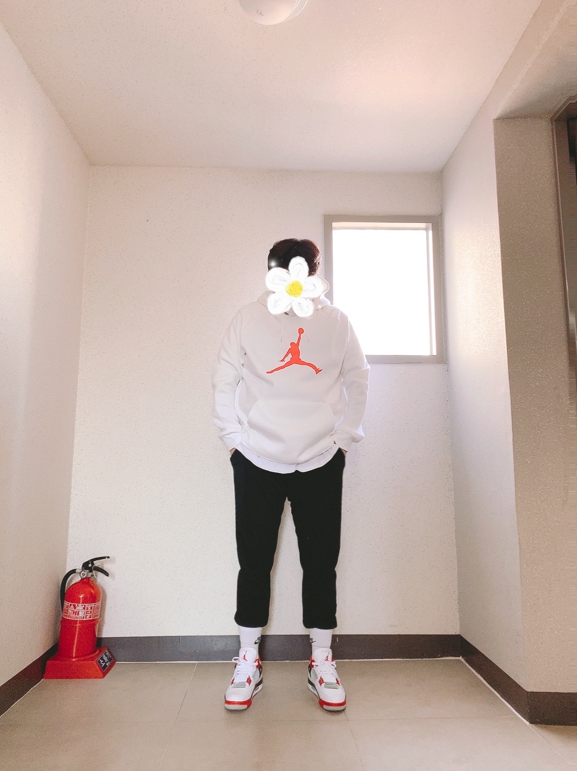 Jordan 4 Retro OG Fire Red 2020 착용 스타일