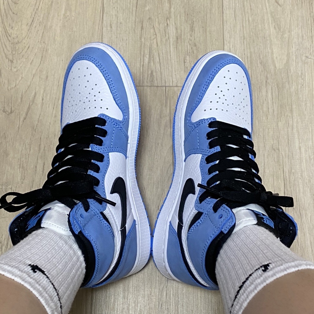 (GS) Jordan 1 Retro High OG University Blue, Jordan 1 Retro High OG University Blue 착용 스타일