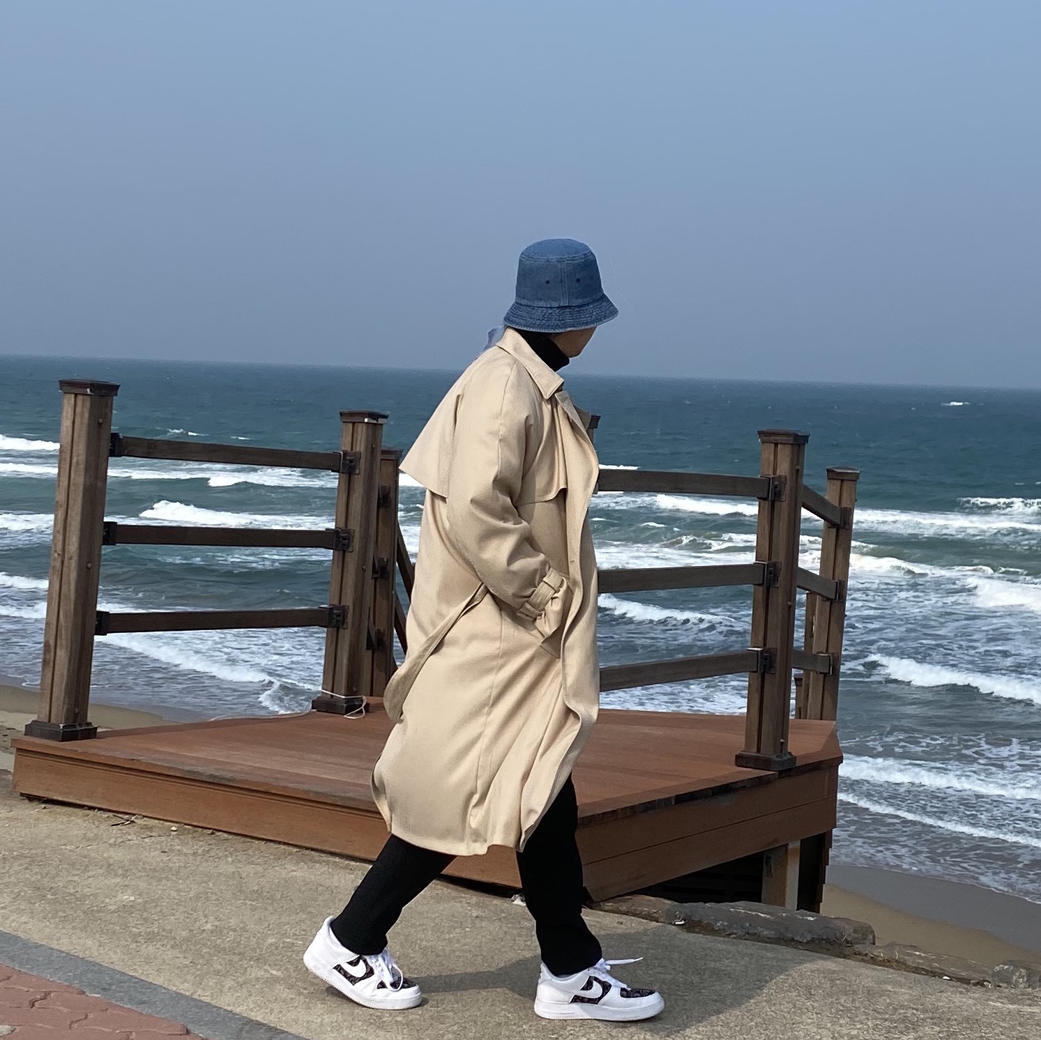 Nike Air Force 1 '07 Low White 착용 스타일