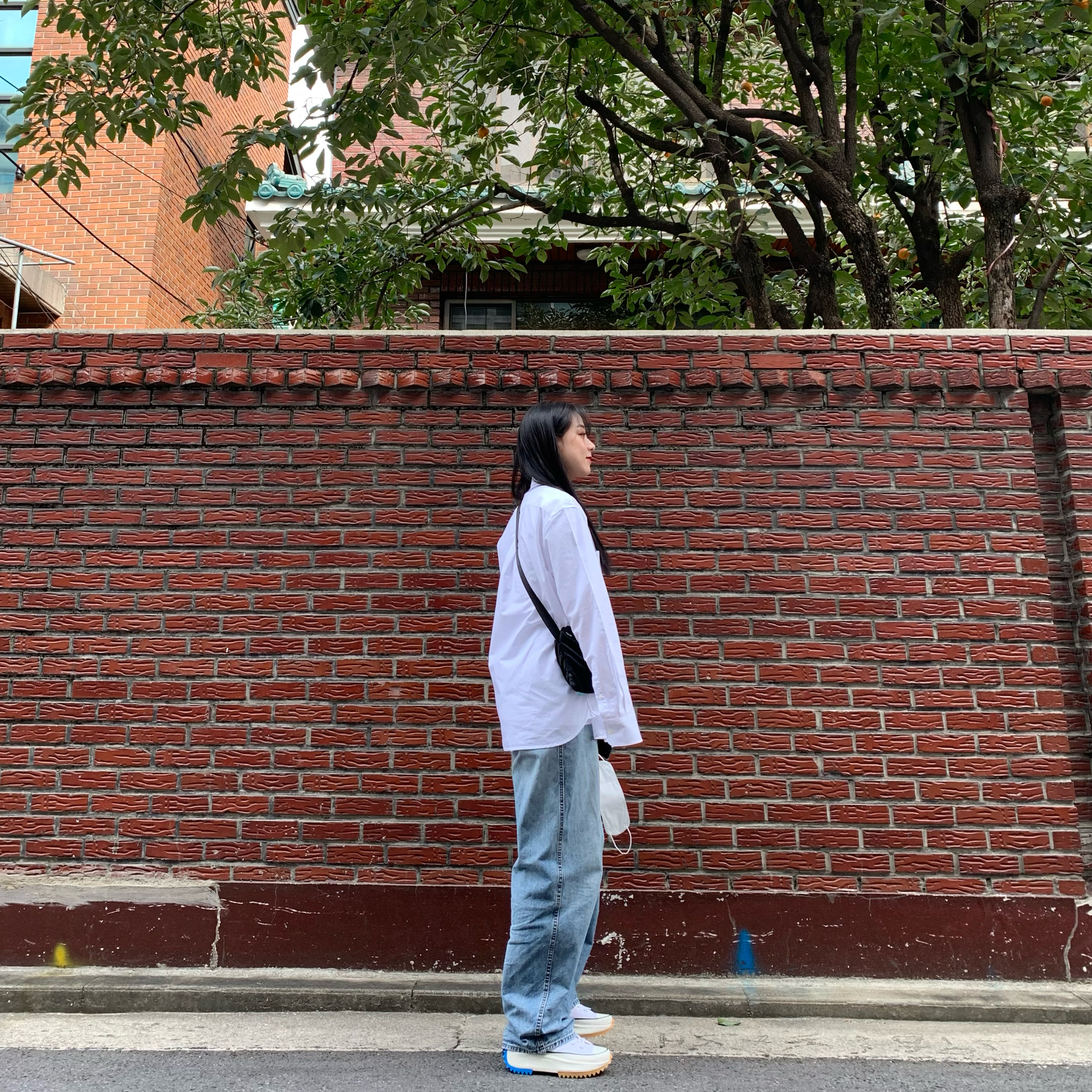 Converse x JW Anderson Run Star Hike Hi White 착용 스타일