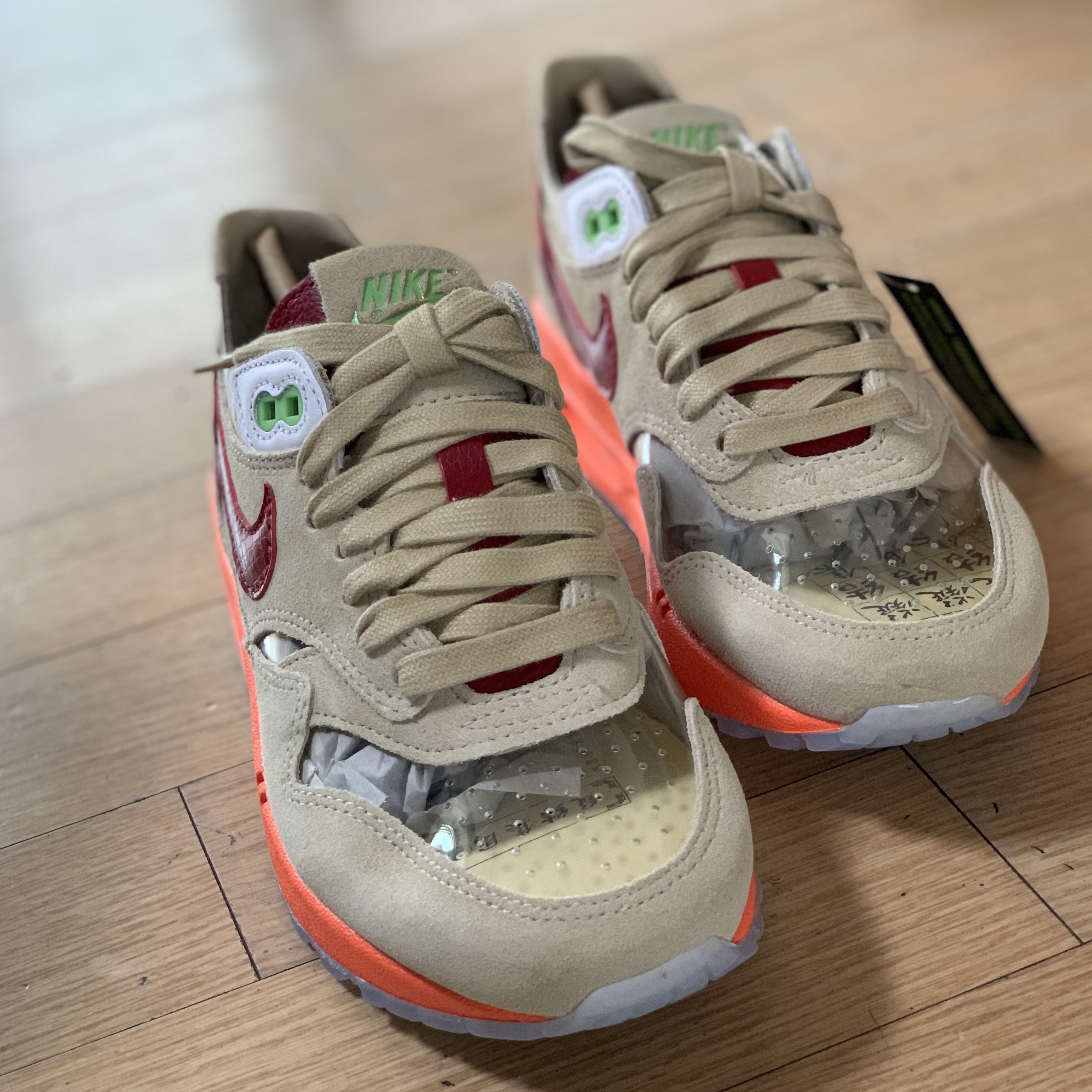 Nike x Clot Air Max 1 Net 착용 스타일 - 3