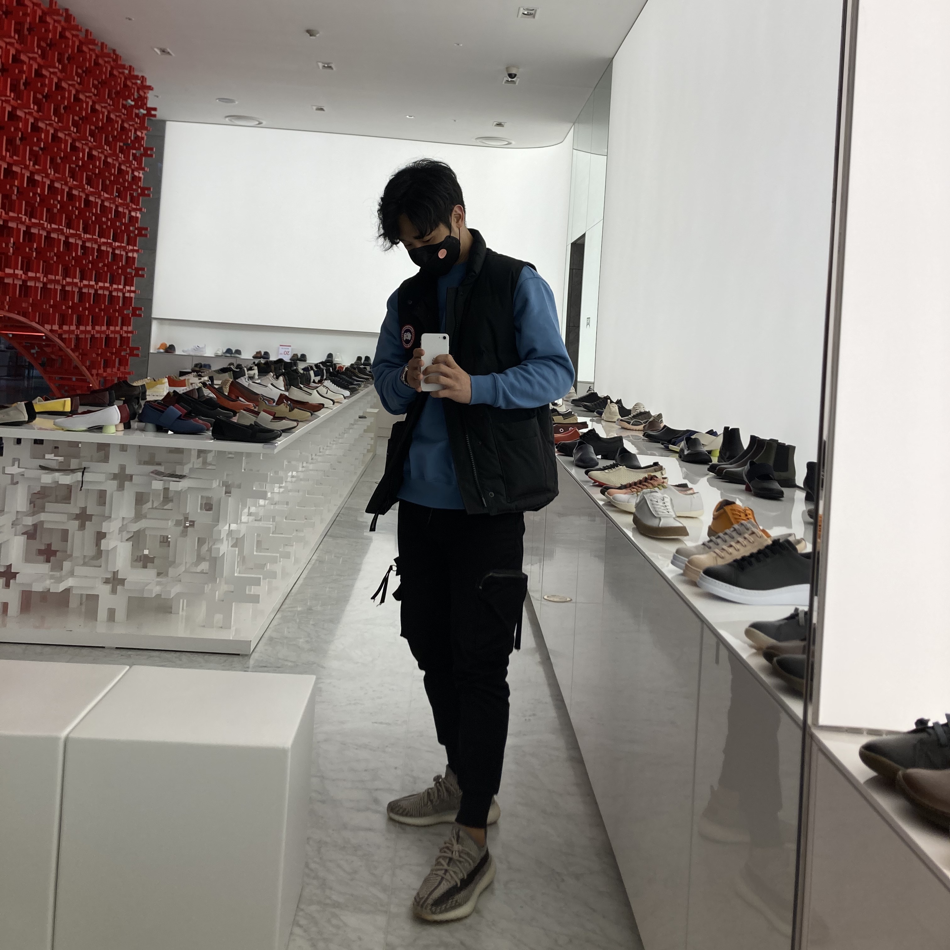 Adidas Yeezy Boost 350 V2 Zyon 착용 스타일