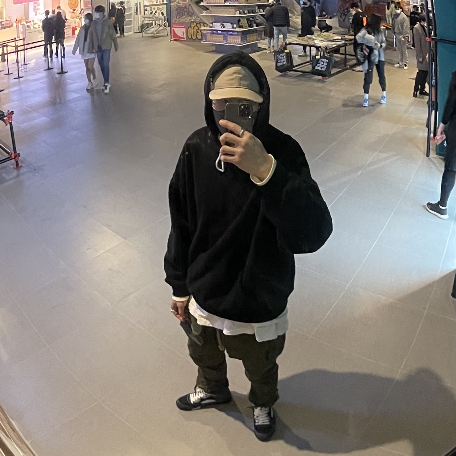 Jordan 5 Retro Anthracite 착용 스타일 - 1