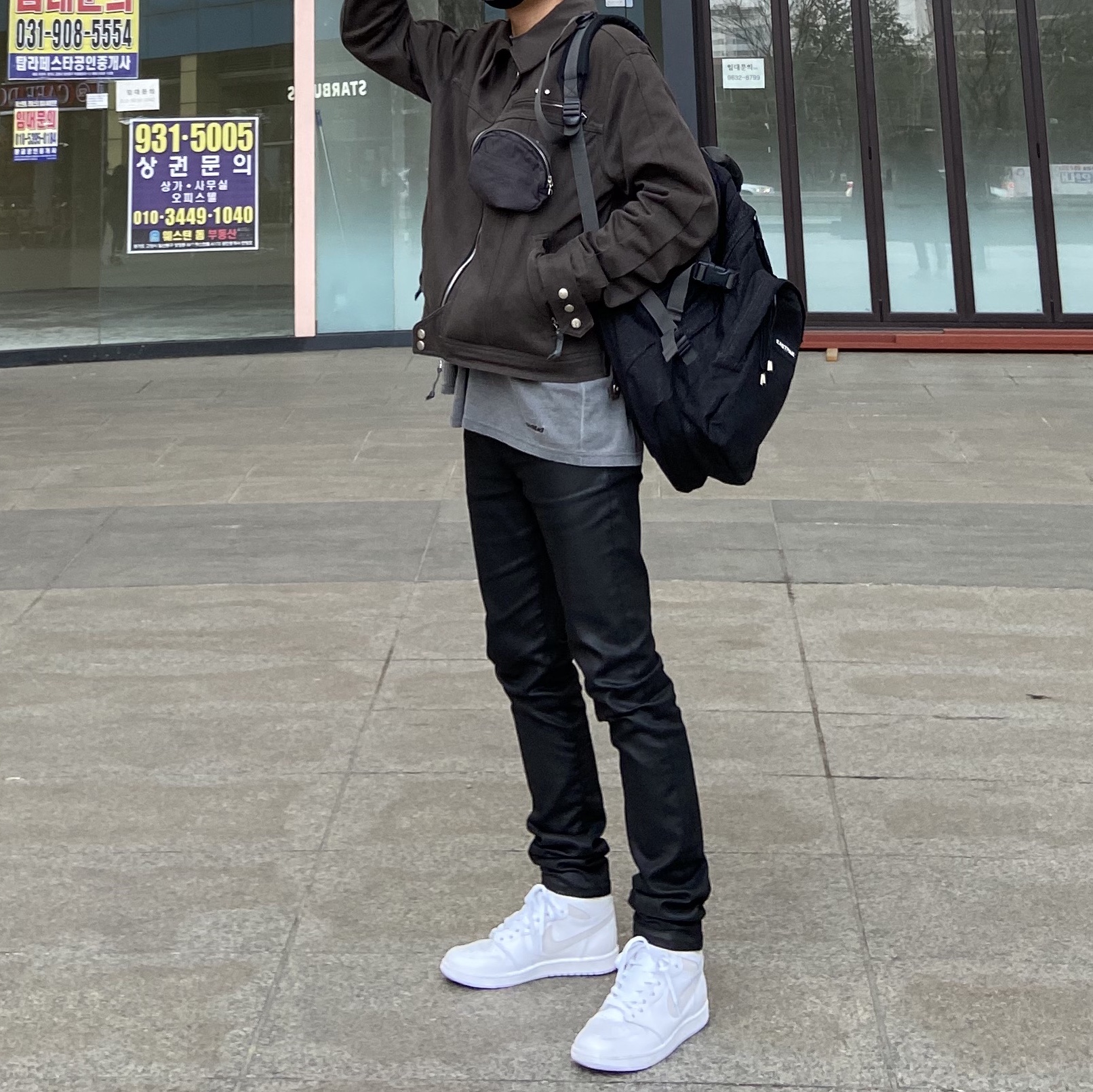 Jordan 1 High 85 Neutral Grey 착용 스타일