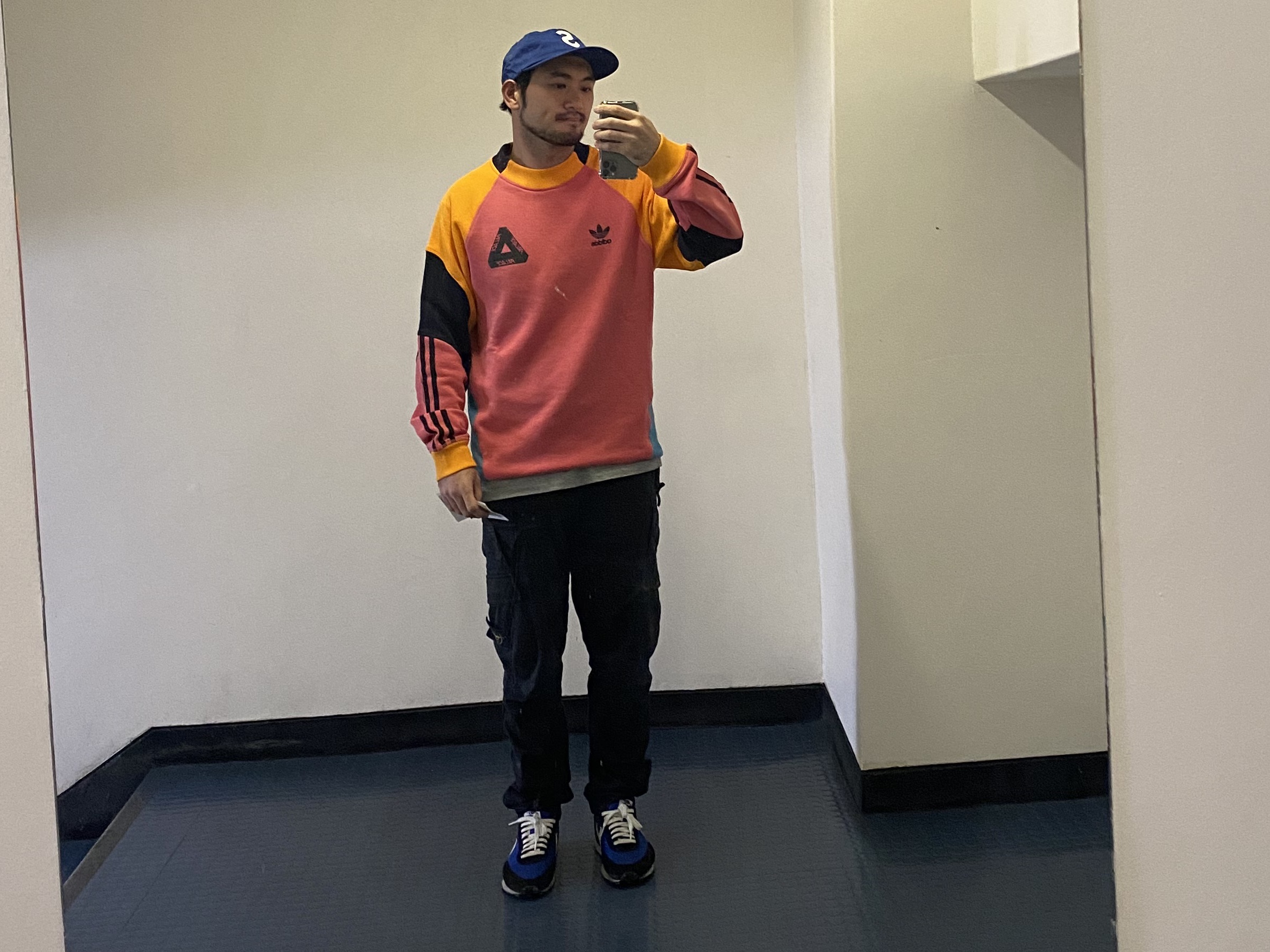 Nike x Undercover Daybreak Blue Jay 착용 스타일