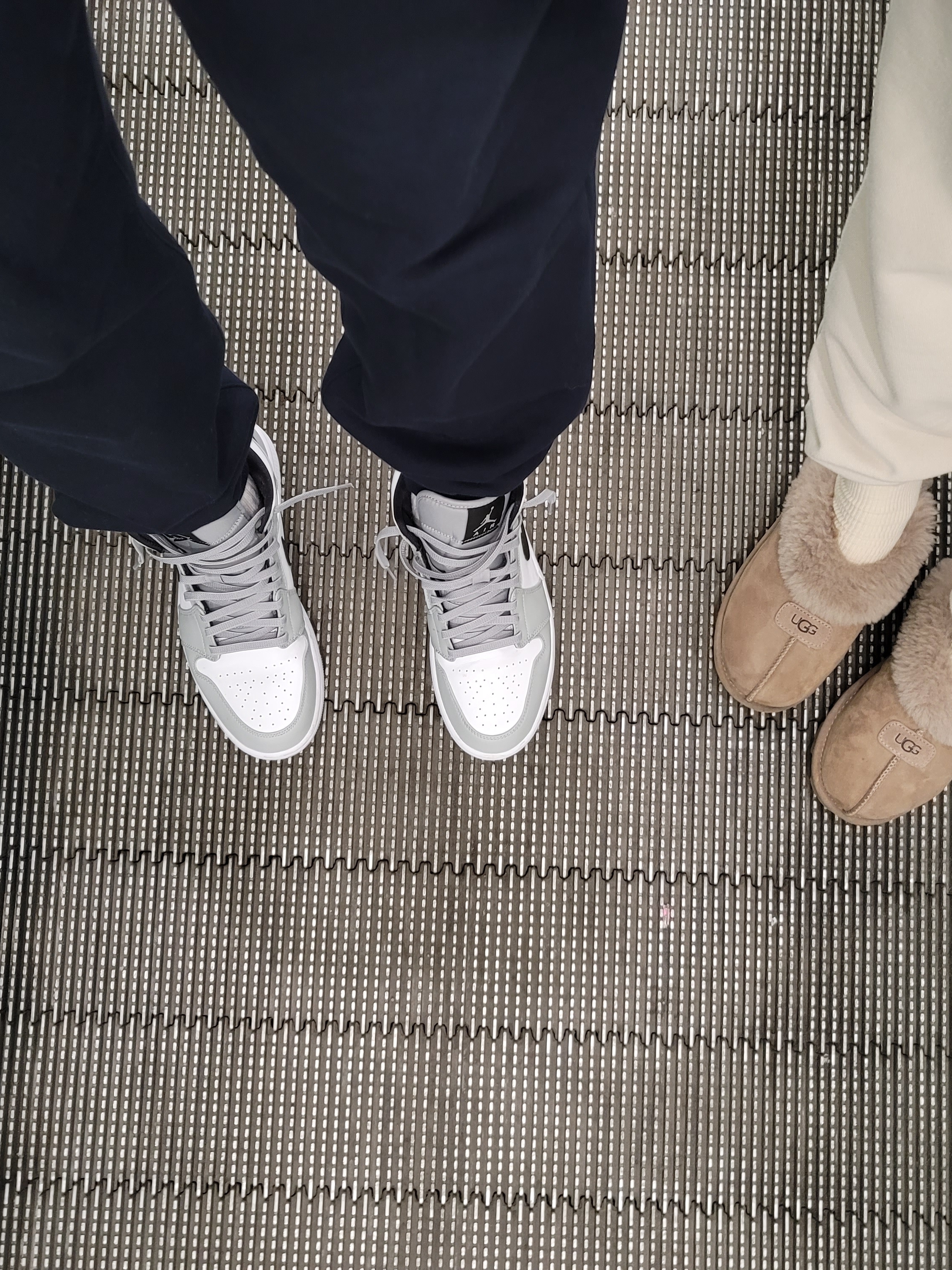 Jordan 1 Retro High OG Black Mocha, Y-3 Pureboost ZG Knit Core Black 착용 스타일 - 5